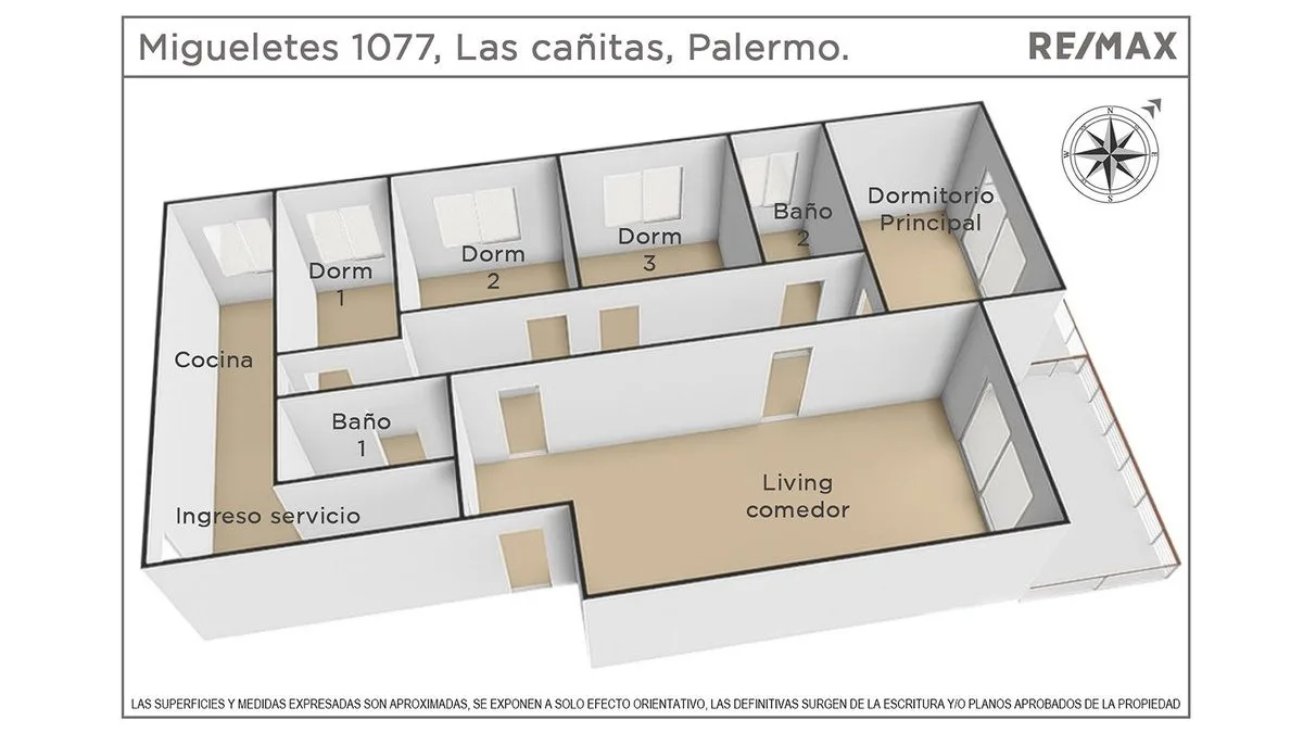Apartamento de 4 dormitórios em Palermo