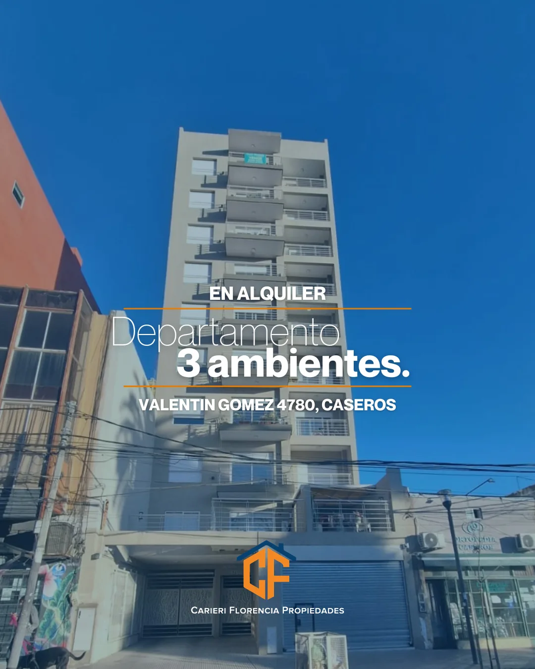 Apartamento de 3 ambientes com 2 dormitórios em Caseros
