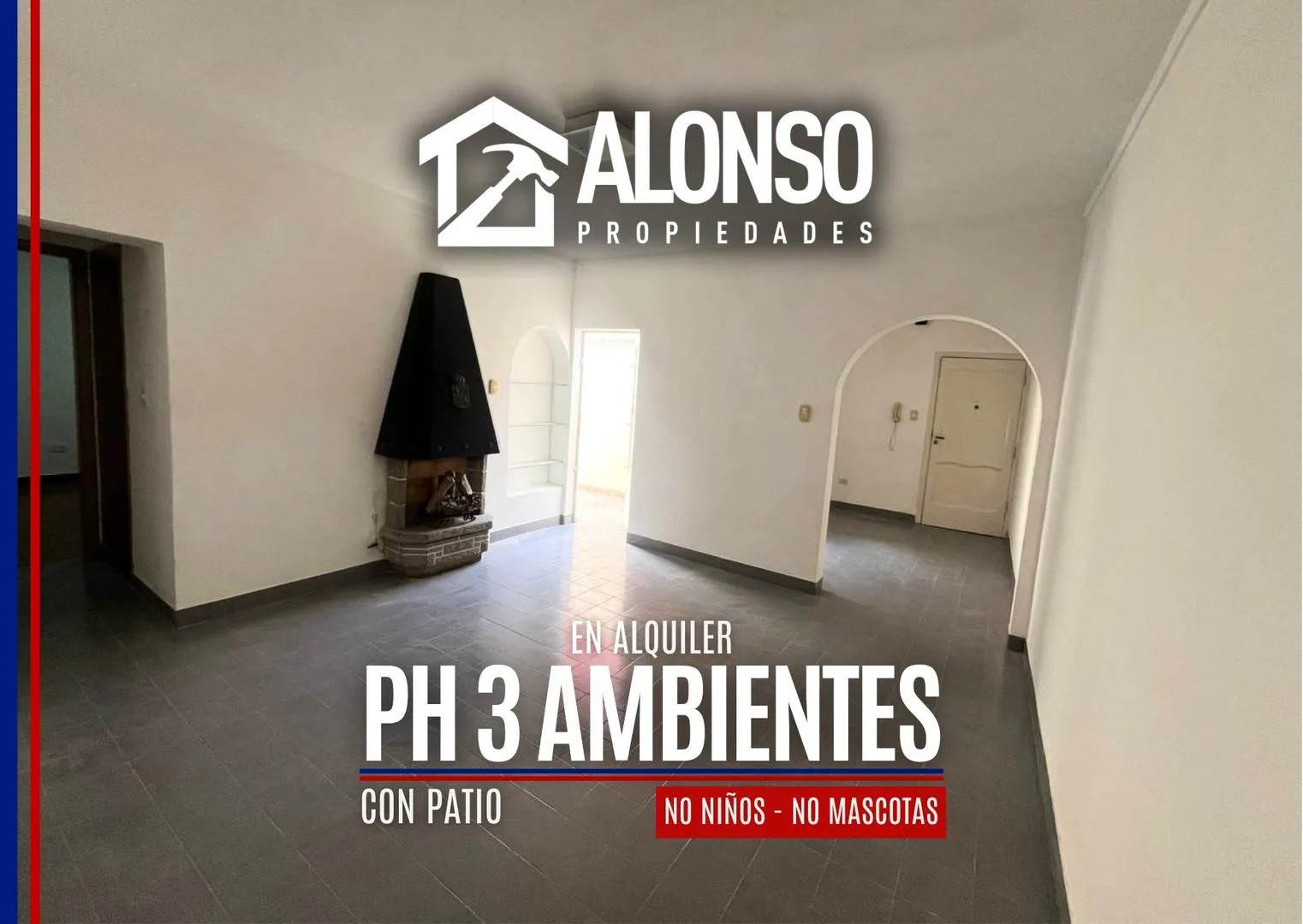 PH de três ambientes com 2 dormitórios em Lanús Oeste