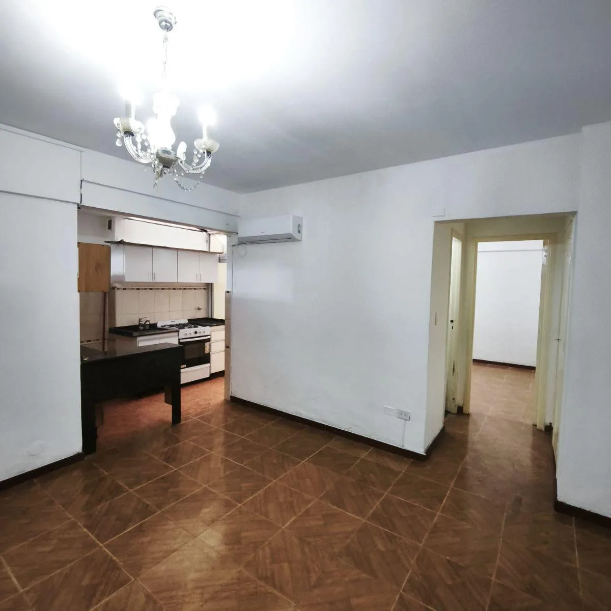 Apartamento de dois dormitórios com pátio em Belgrano