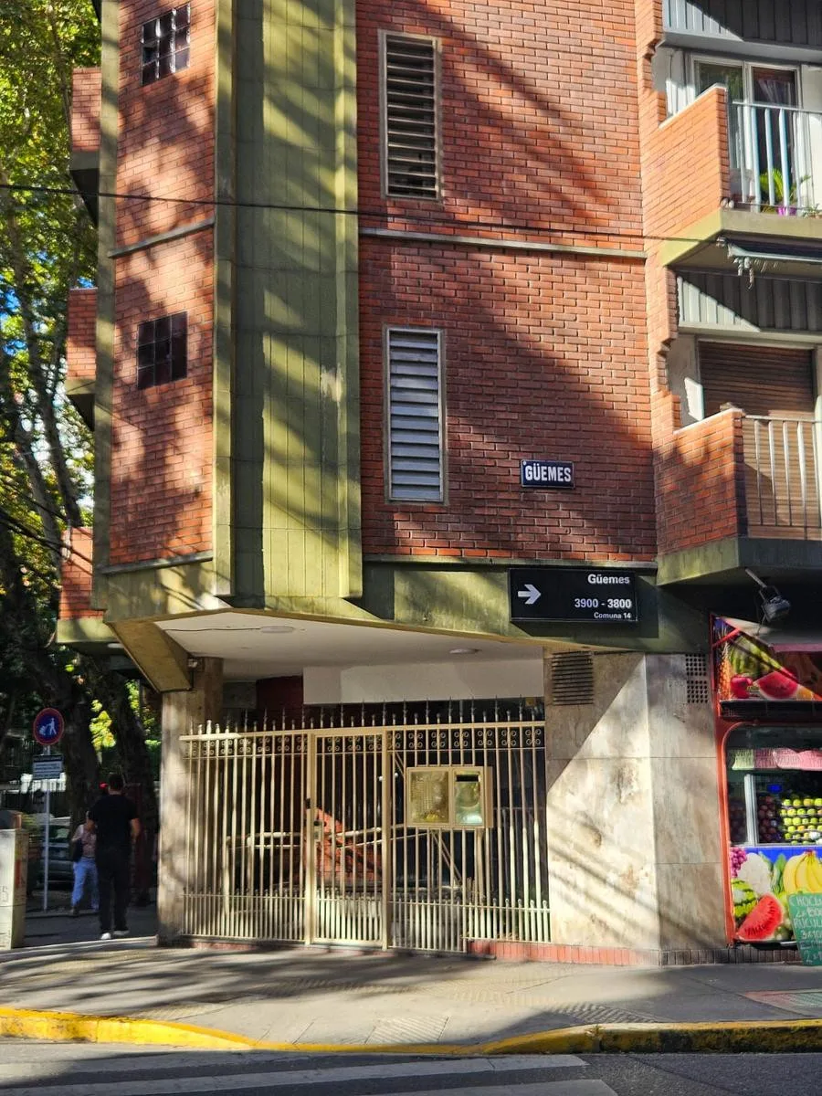 Apartamento de 2 ambientes com varanda em Palermo