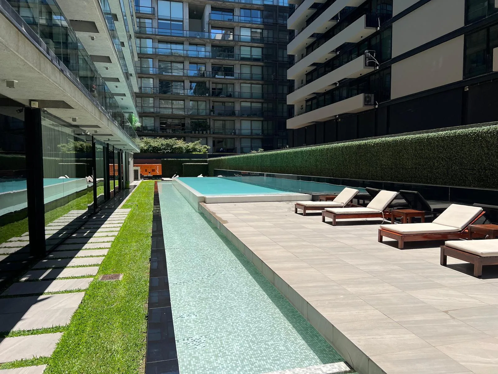 Apartamento mobiliado de 2 ambientes com 1 quarto e vaga fixa em Puerto Madero