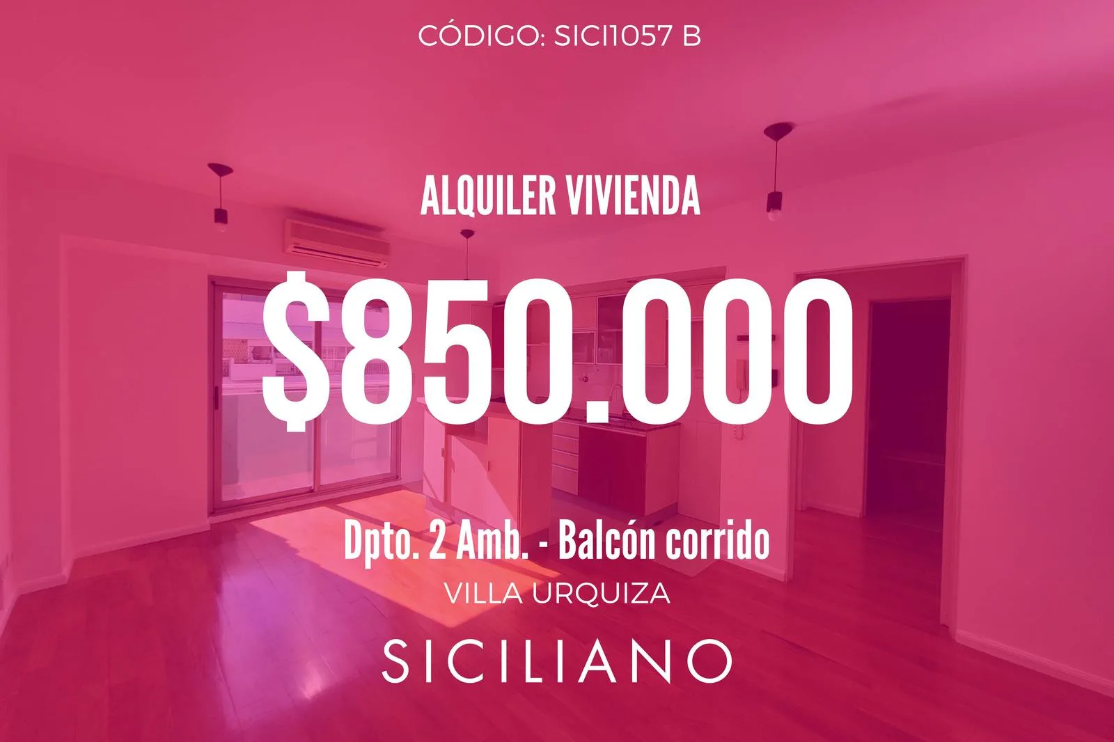 Departamento de 2 ambientes en Villa Urquiza