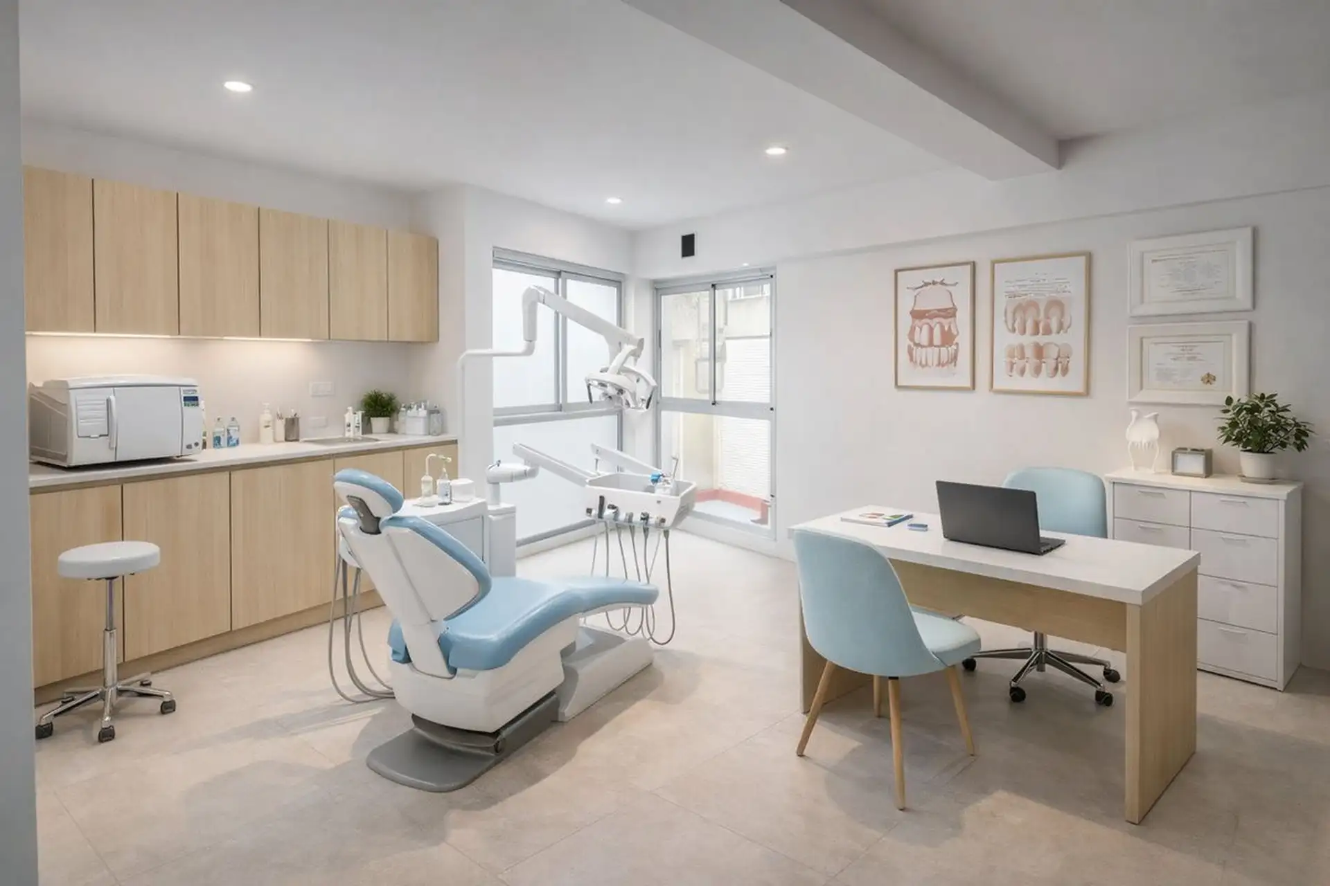 Newly built one-bedroom apartment in Recoleta near Plaza Houssey