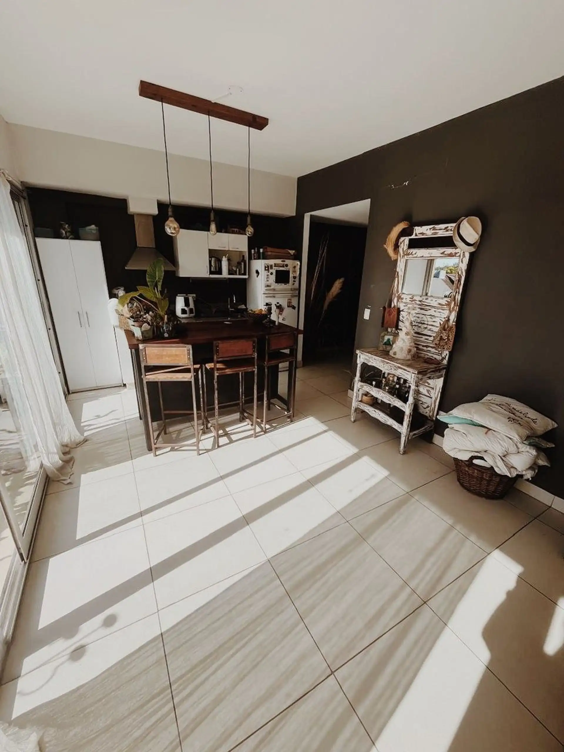 Furnished two-room apartment with covered parking in Tigre
