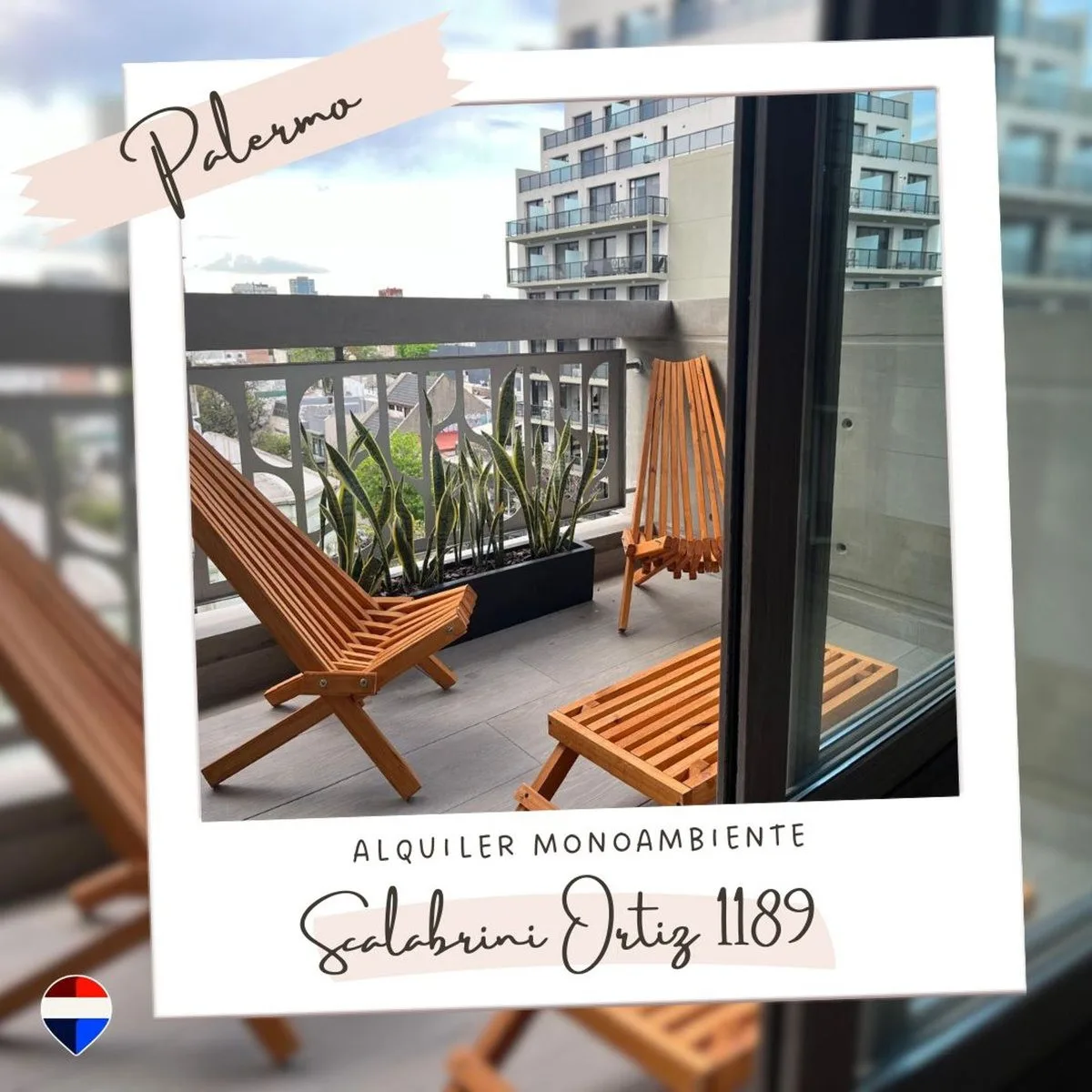 Monoambiente amoblado en Villa Crespo