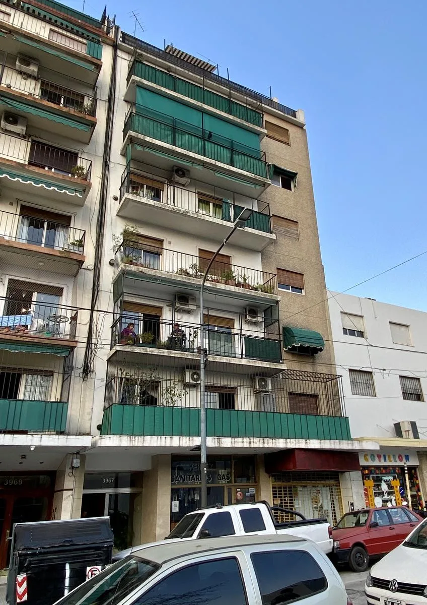Apartamento de 1 quarto contrafrente em Saavedra