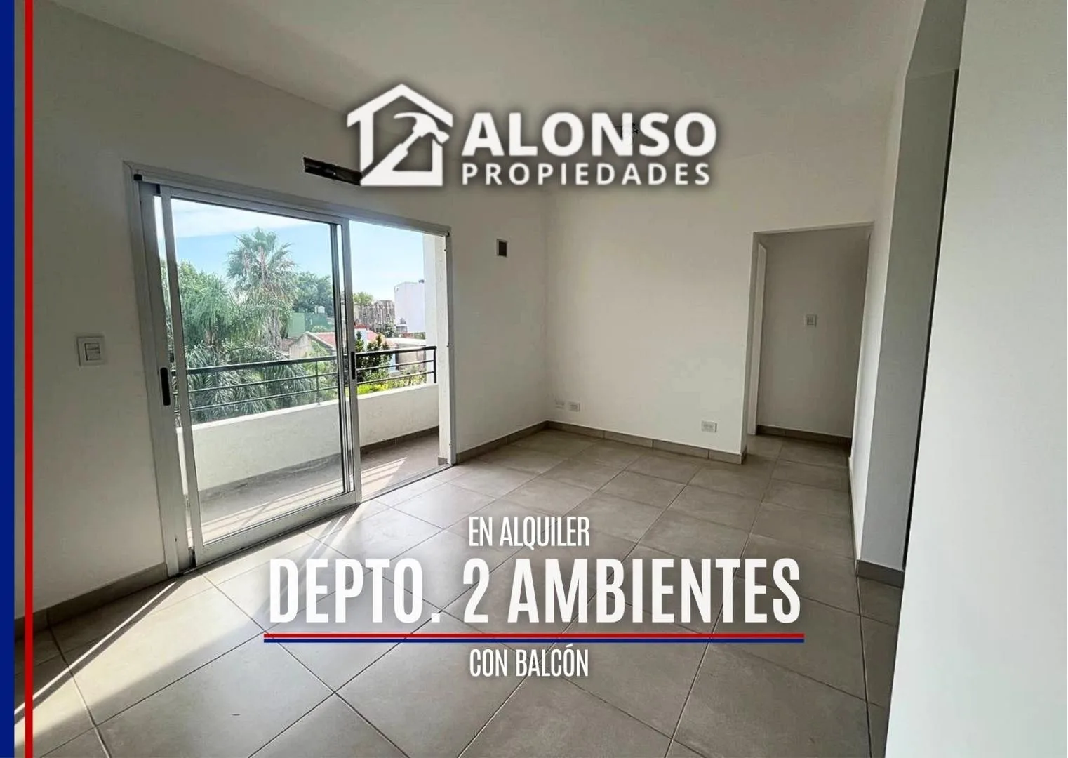 Apartamento de dois ambientes novo com varanda em Lanús Oeste