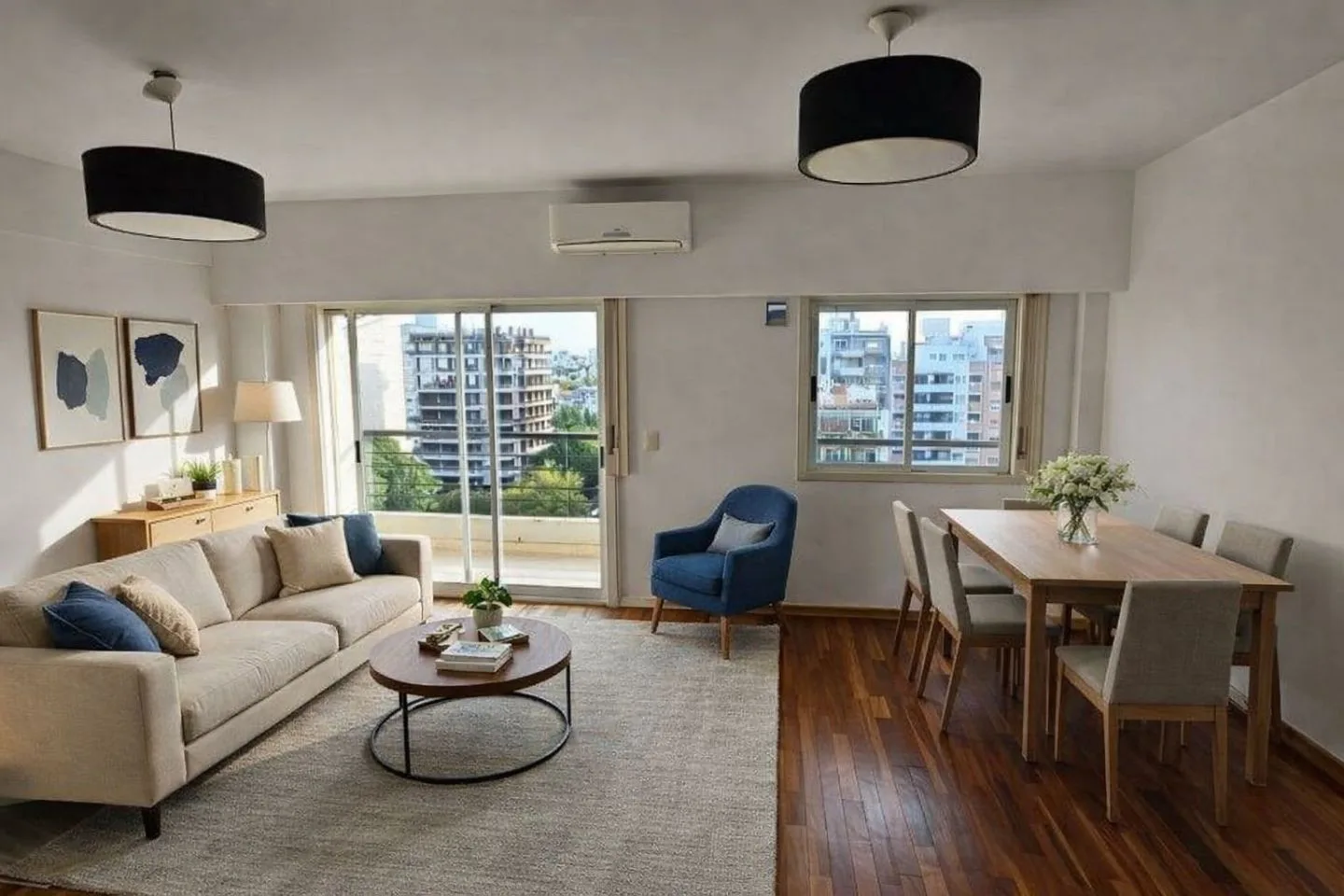 Monoambiente con balcón al contrafrente en Villa Urquiza