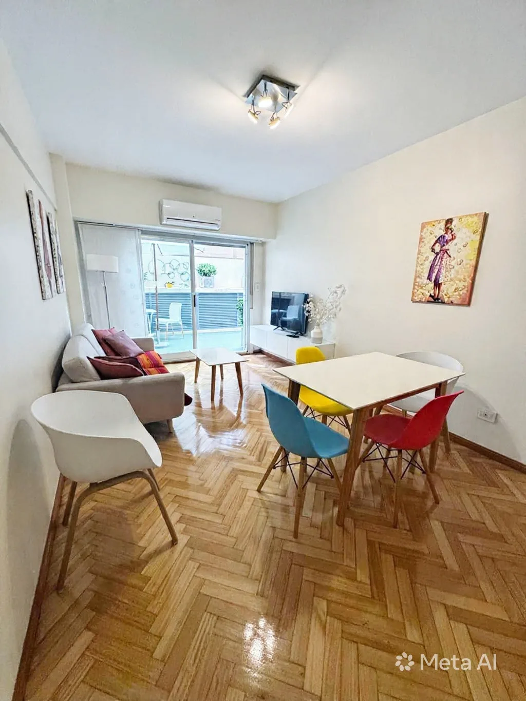 Furnished two-bedroom apartment in Recoleta