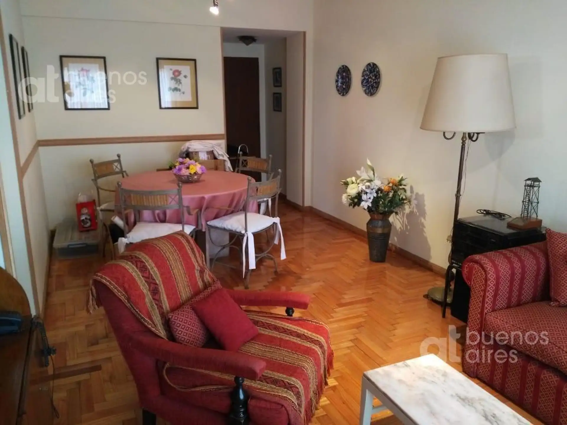 Departamento amoblado de 2 dormitorios en Almagro Norte