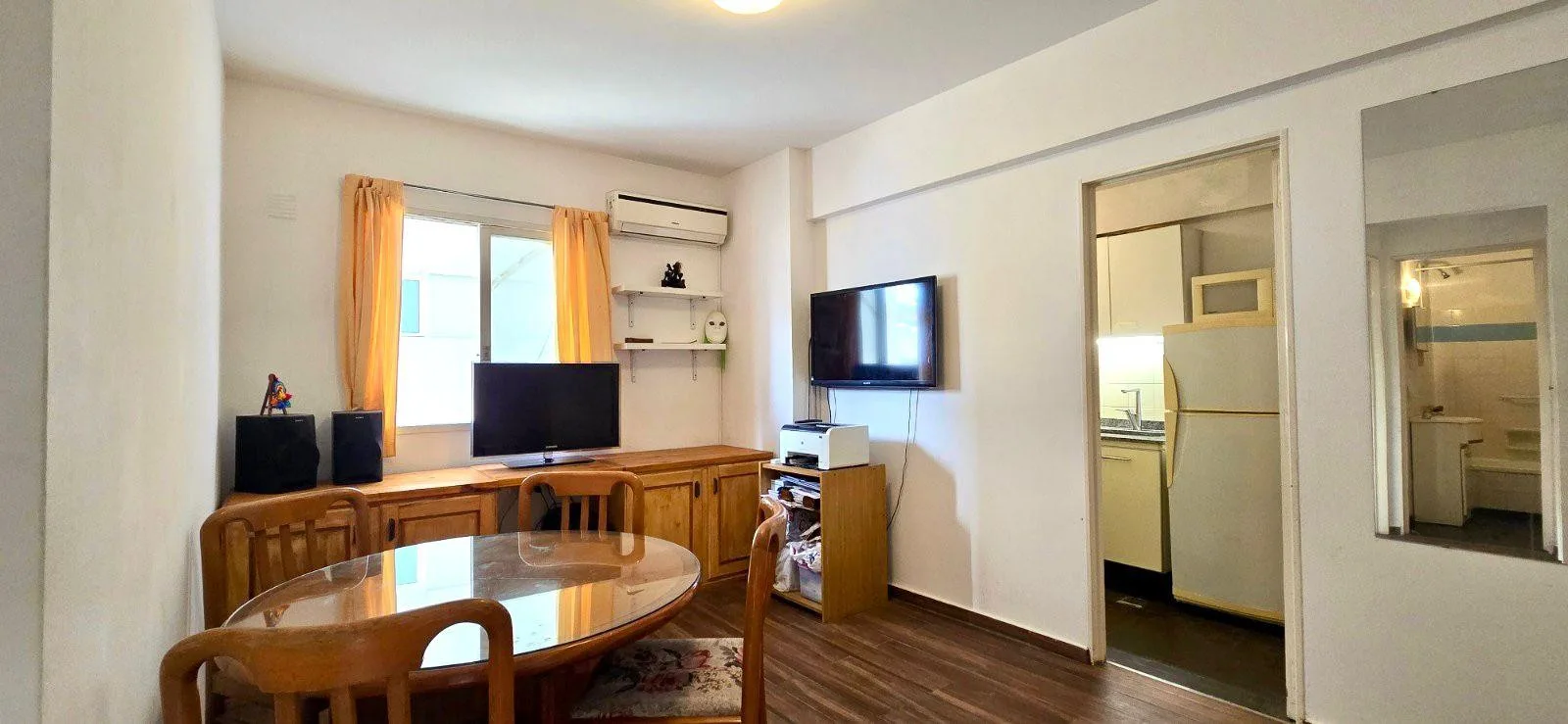 Меблированная двухкомнатная квартира с 1 спальней в Núñez