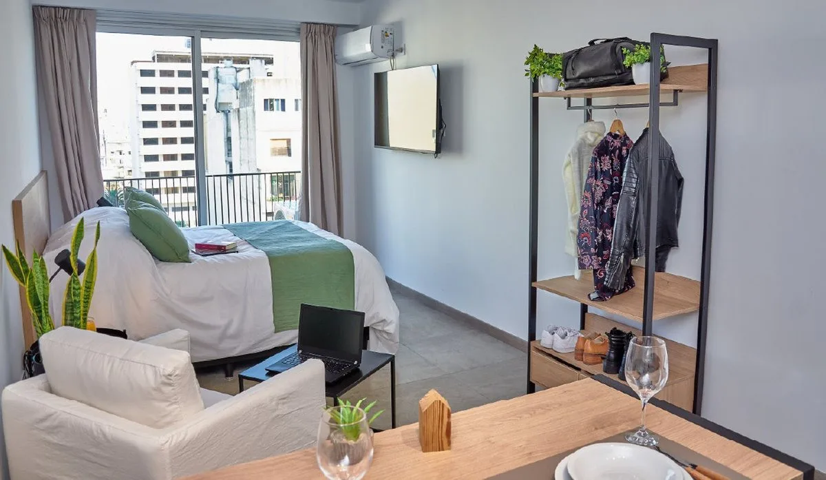 Departamento amoblado de 1 dormitorio en Monserrat