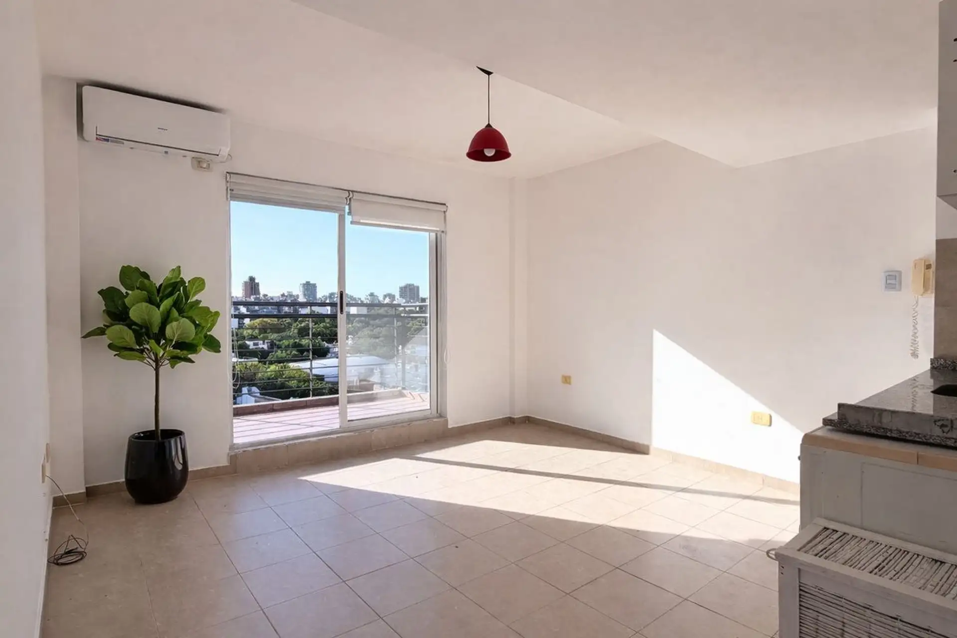 Studio apartment with terrace balcony in Parque Chas