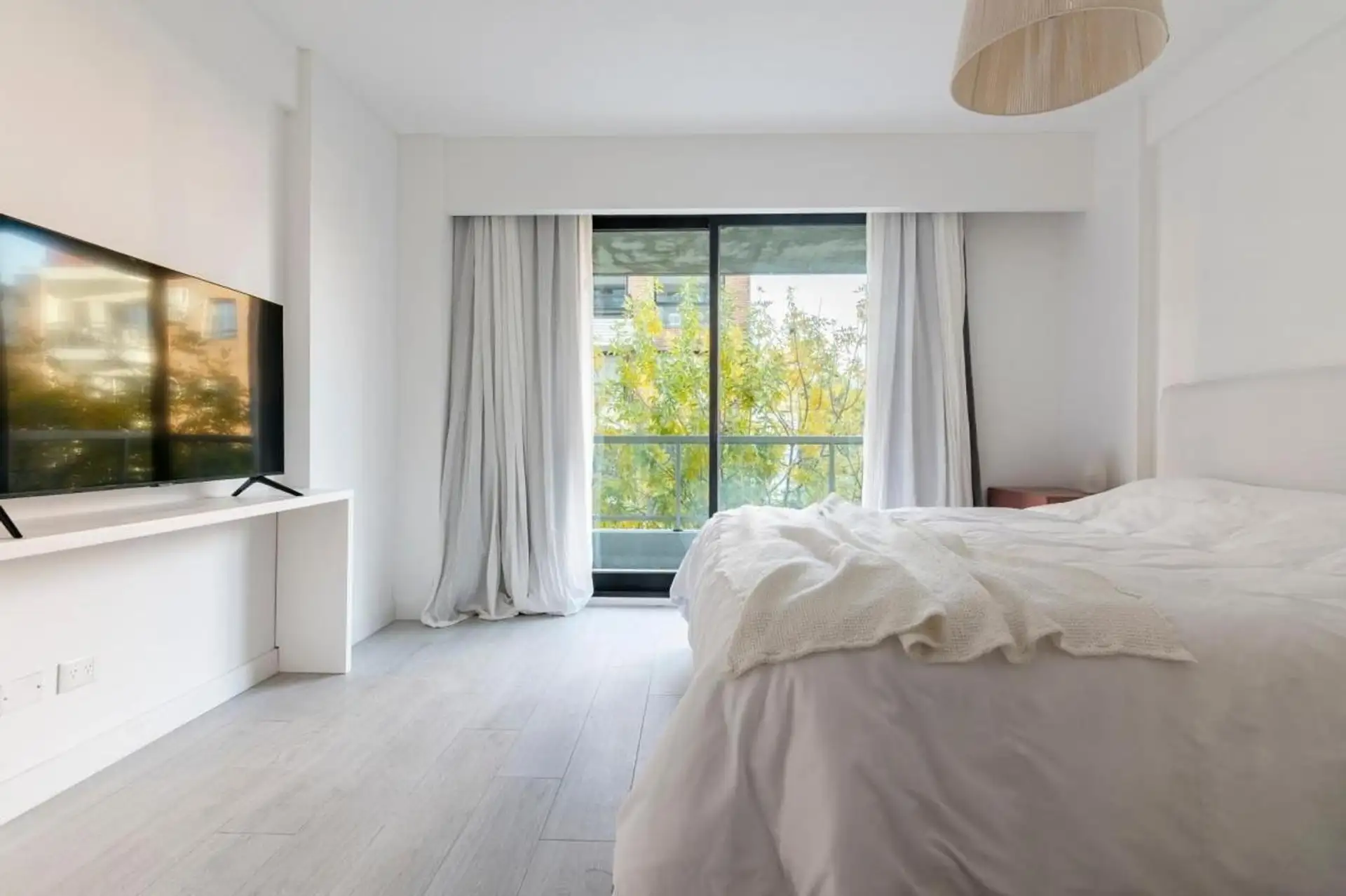 Departamento amoblado de 3 ambientes con balcón en Palermo