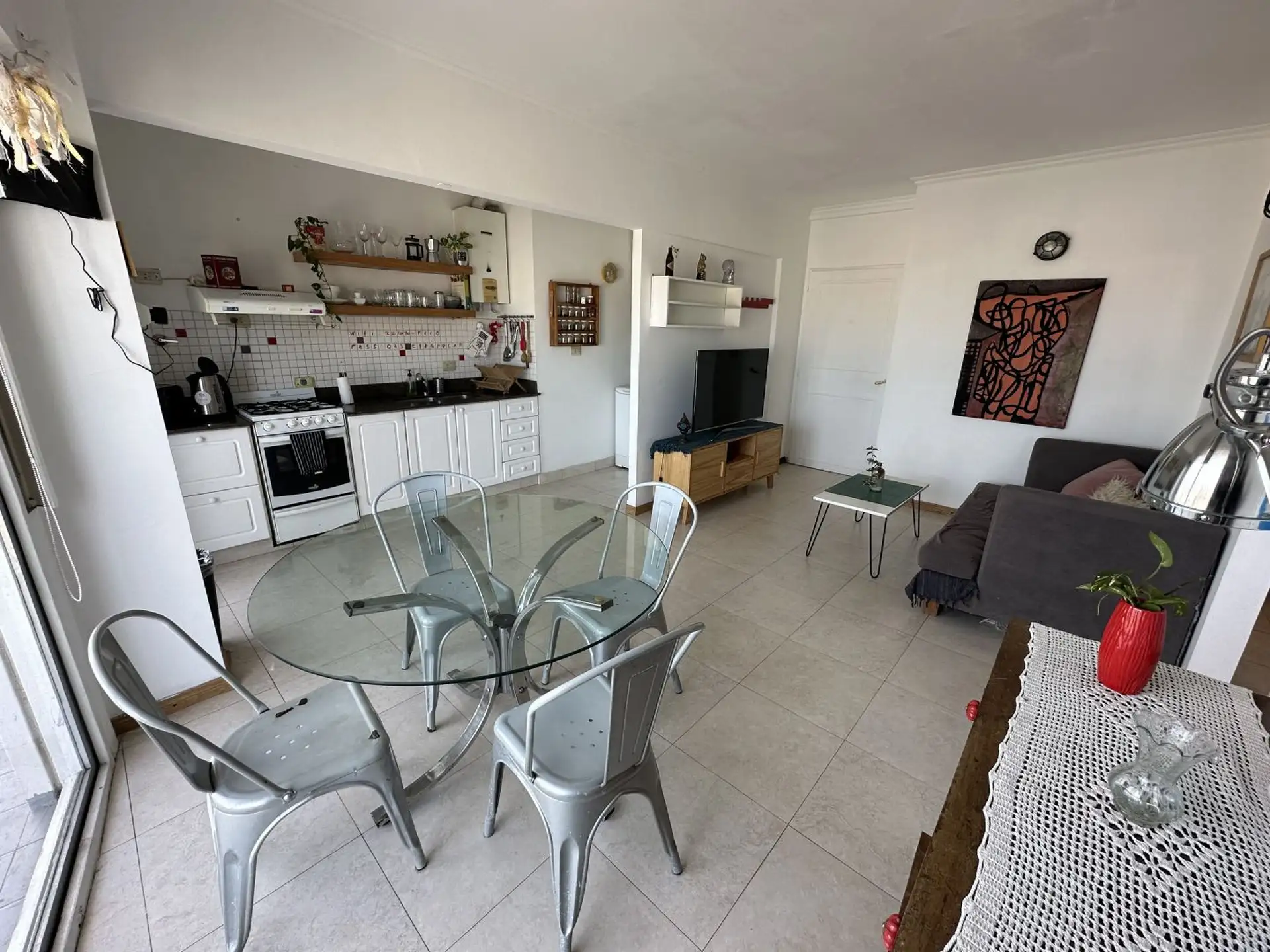 Apartamento de dois ambientes com 1 quarto mobiliado em Recoleta