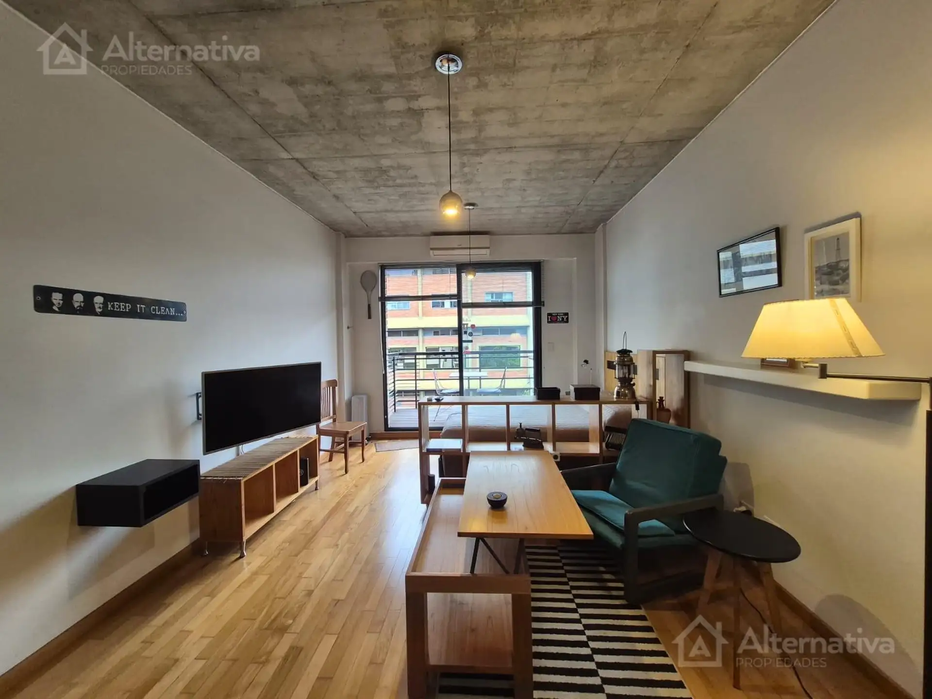 Apartamento de um ambiente mobiliado em San Telmo
