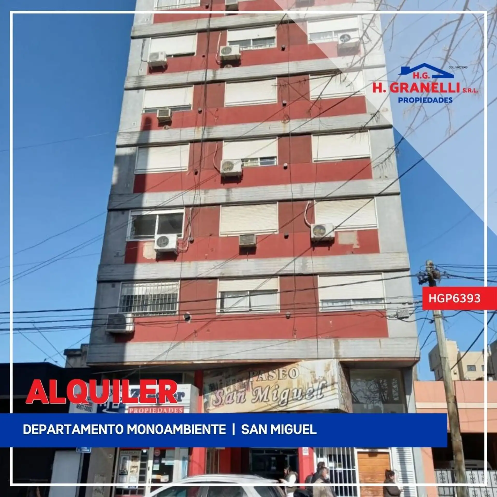 Apartamento de 2 dormitórios em San Miguel