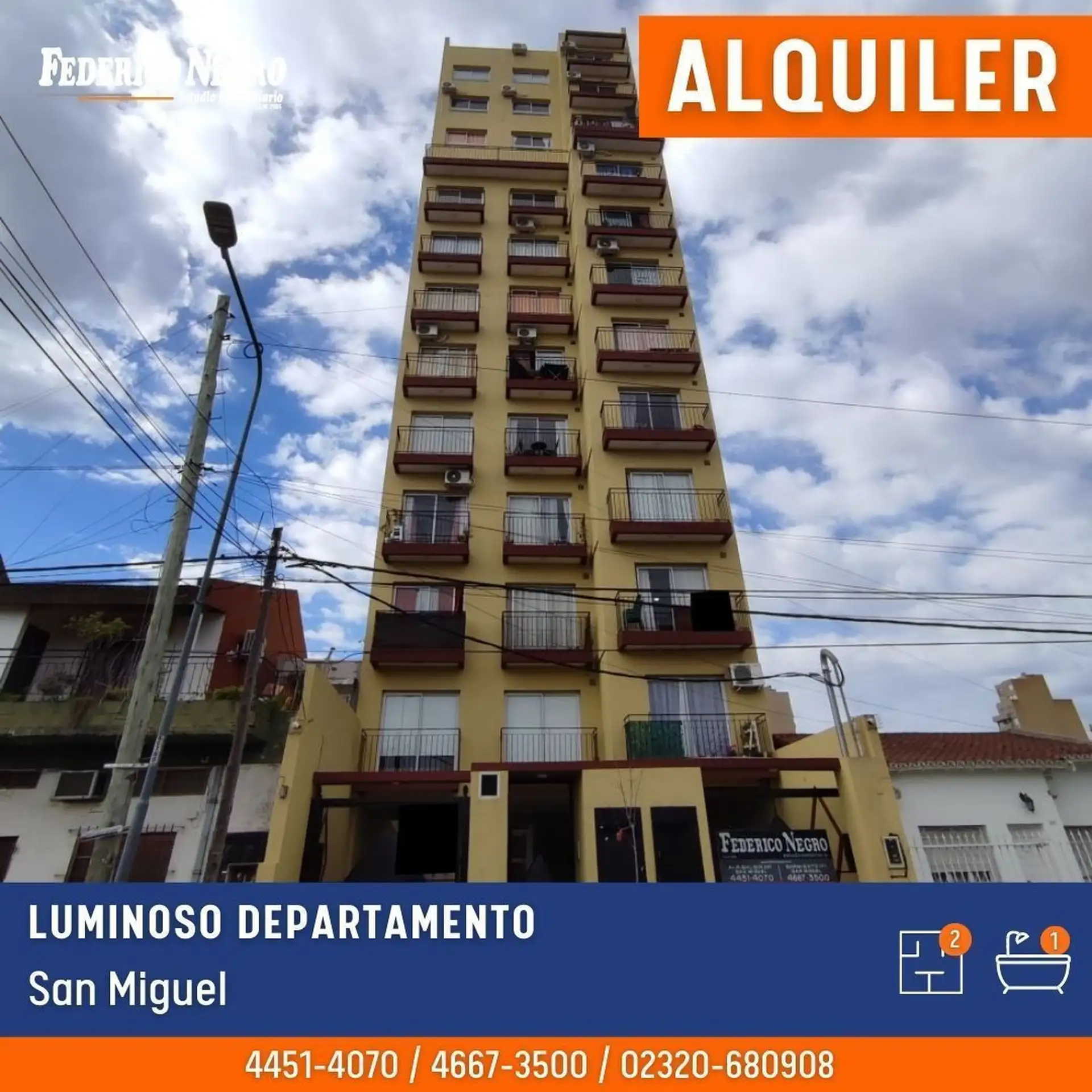 Квартира с 1 спальней в San Miguel