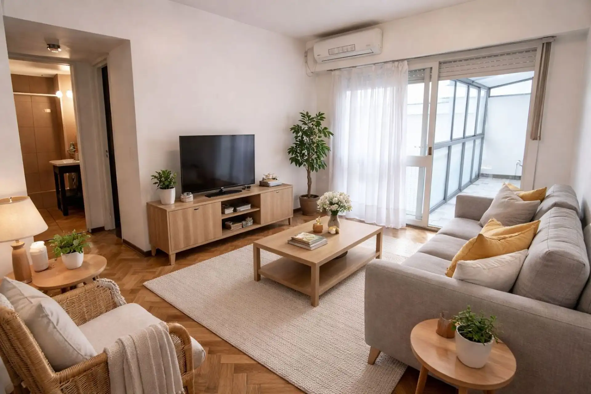 One-bedroom apartment in Recoleta with covered balcony