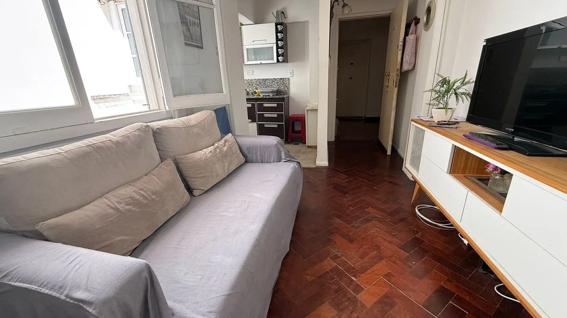 Apartamento mobiliado de 2 ambientes em Palermo