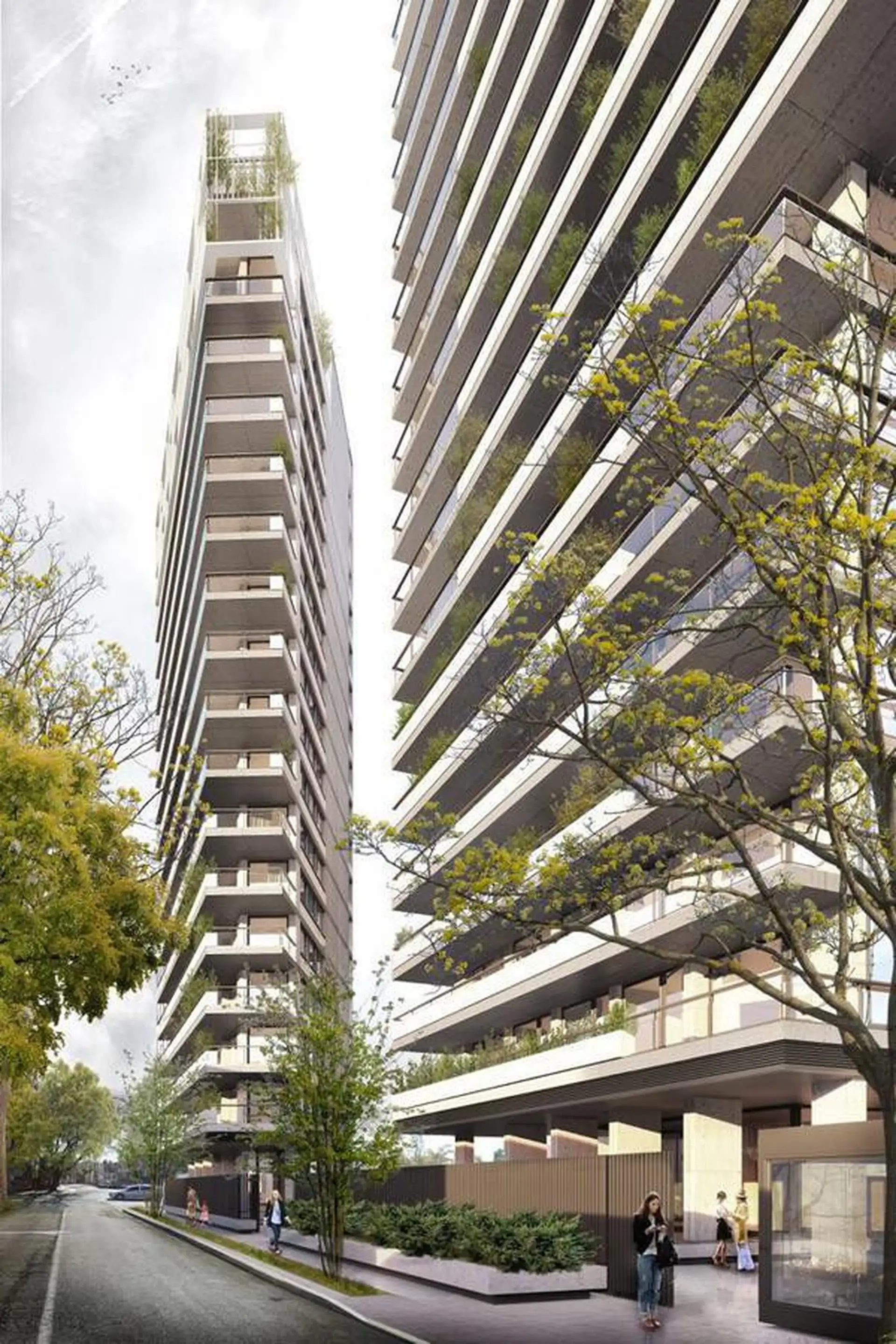 Departamento de 3 ambientes en piso 13 en La Lucila