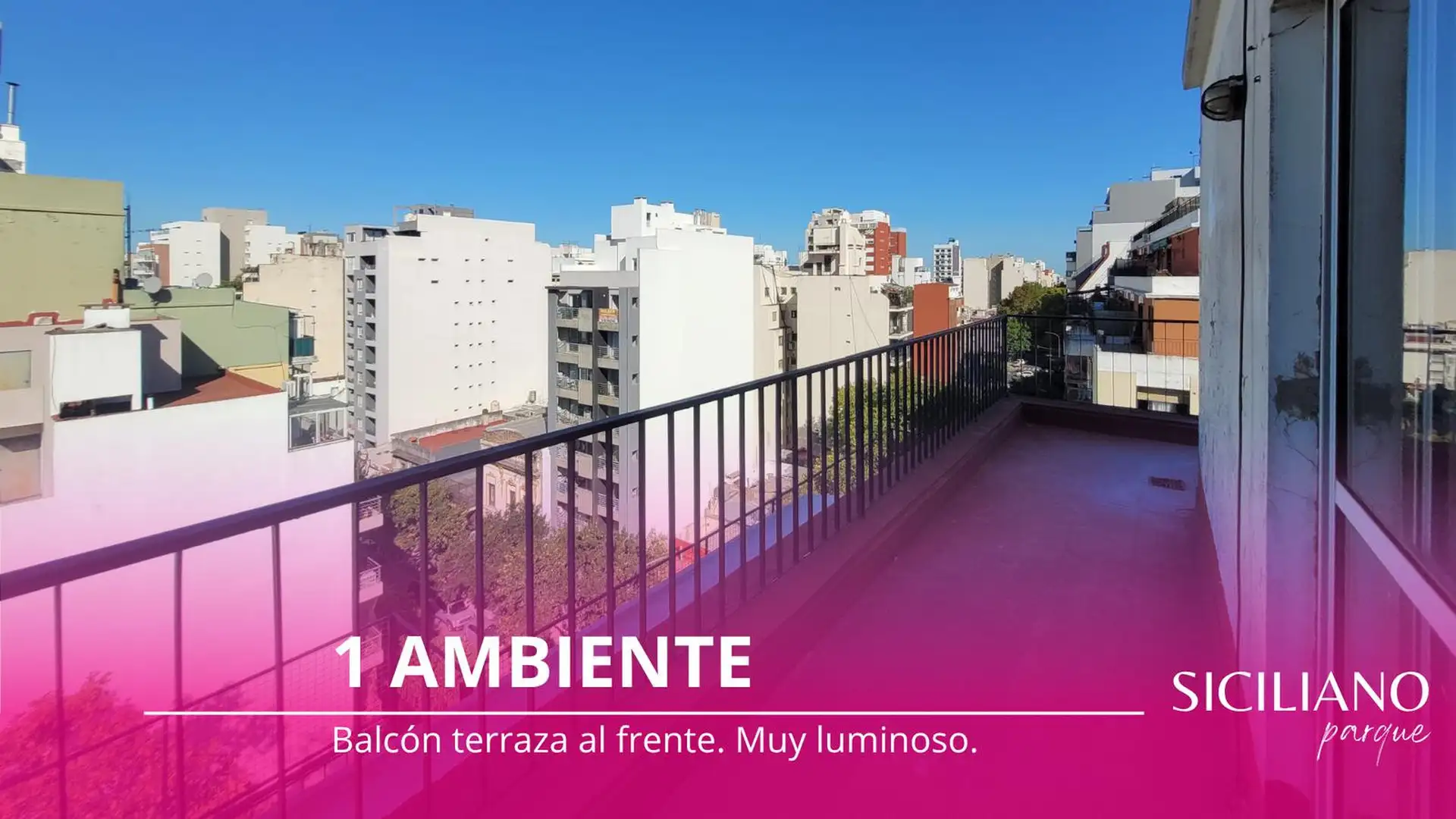 Kitnet com varanda em Boedo