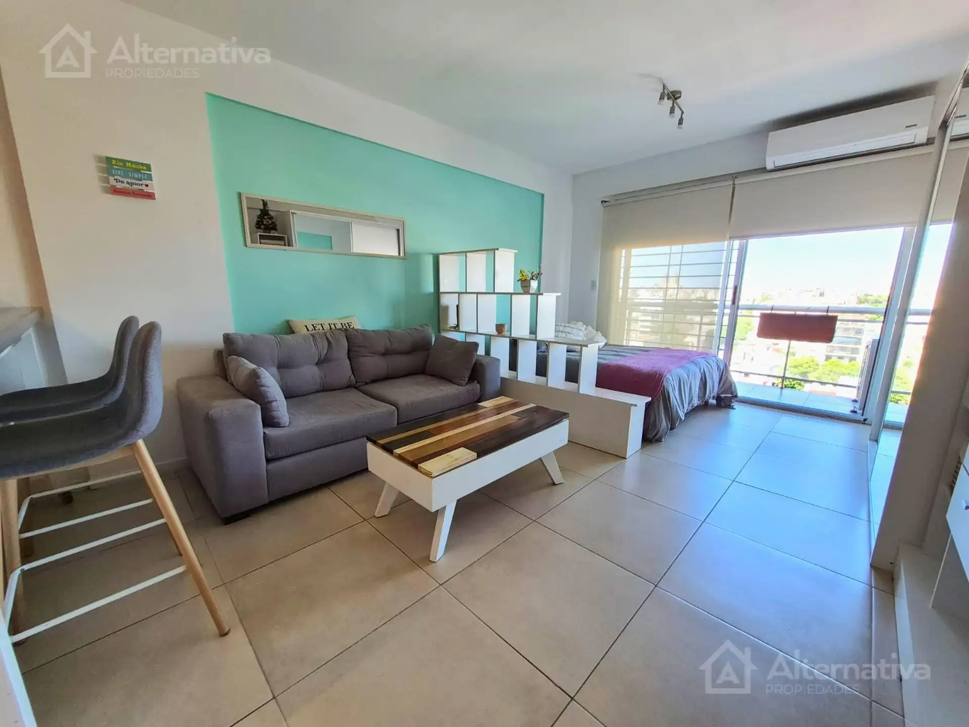 Furnished studio apartment in Villa Crespo