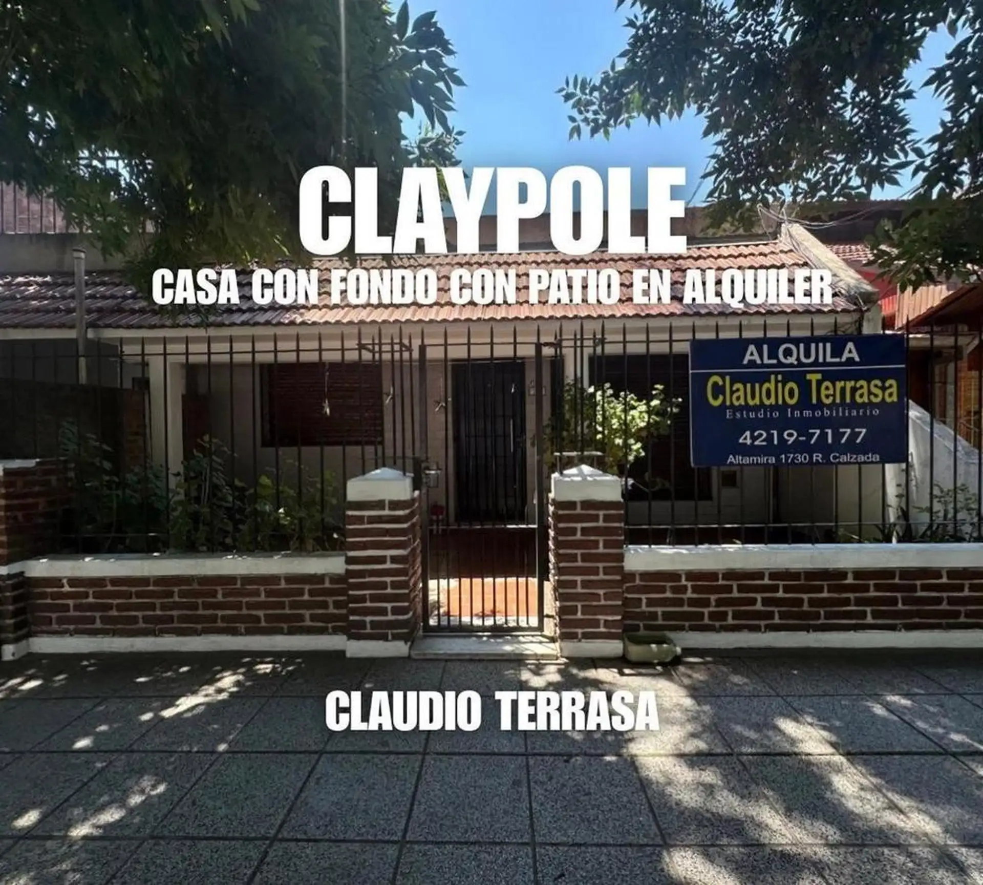 Casa en Alquiler en Claypole, Partido de Almirante Brown