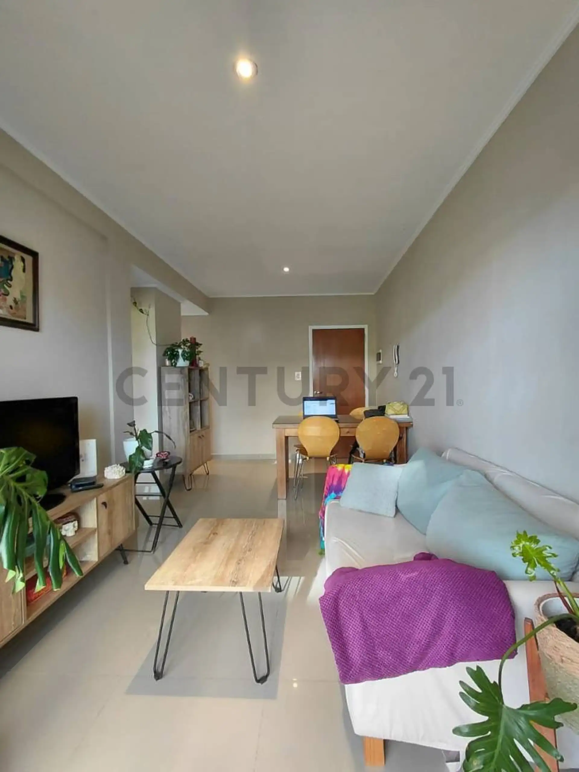 Departamento amueblado de 1 dormitorio al frente en La Plata