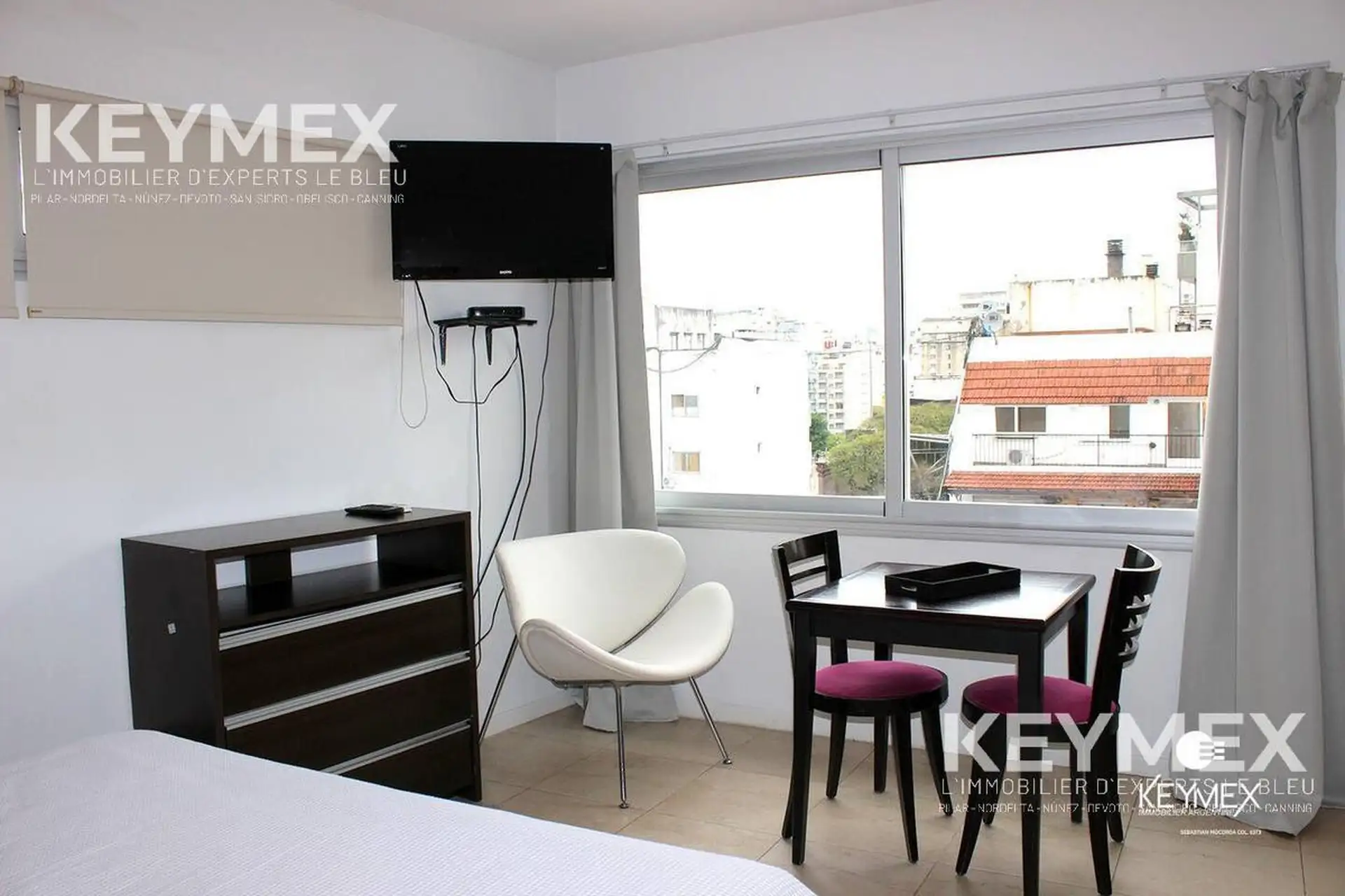 Furnished studio apartment in Recoleta