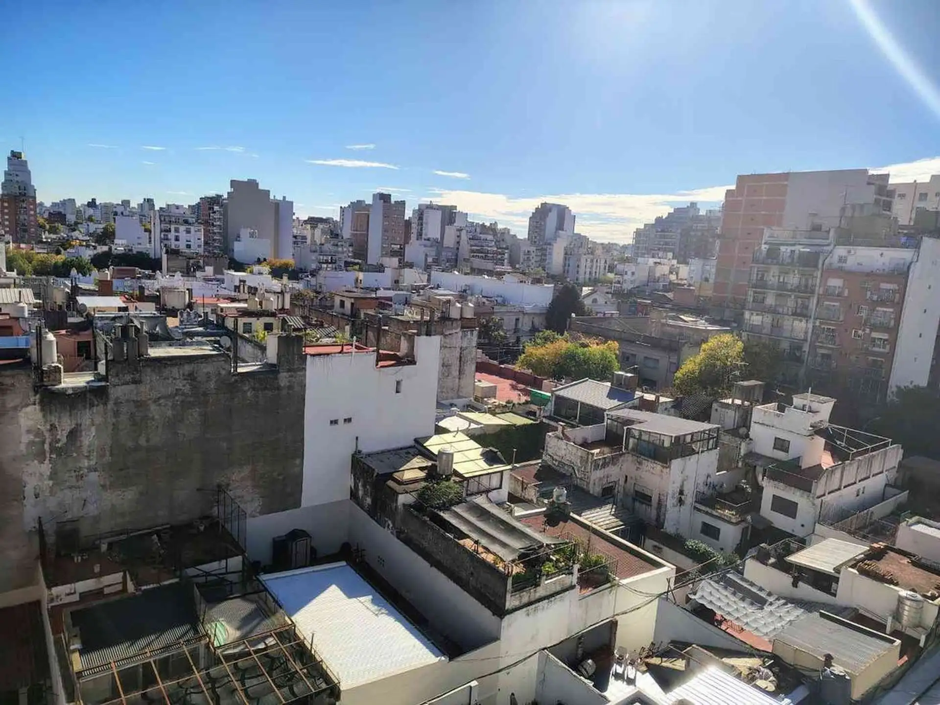 Квартира-студия в Boedo с видом во двор