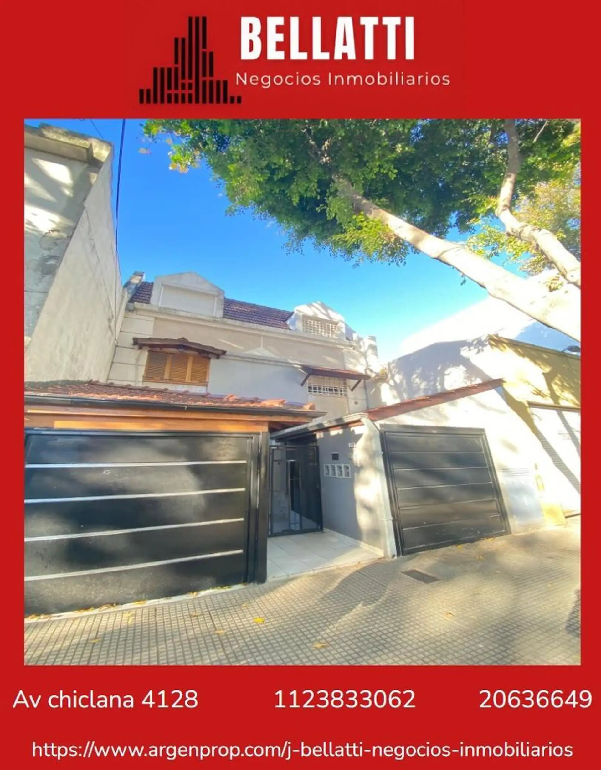 PH triplex de 3 dormitorios en Nueva Pompeya