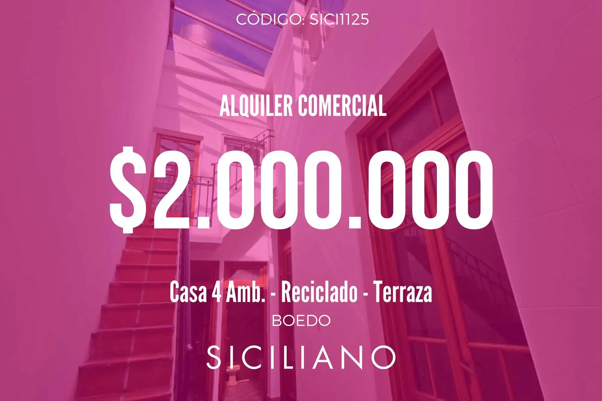Casa en Alquiler en Boedo, Capital Federal