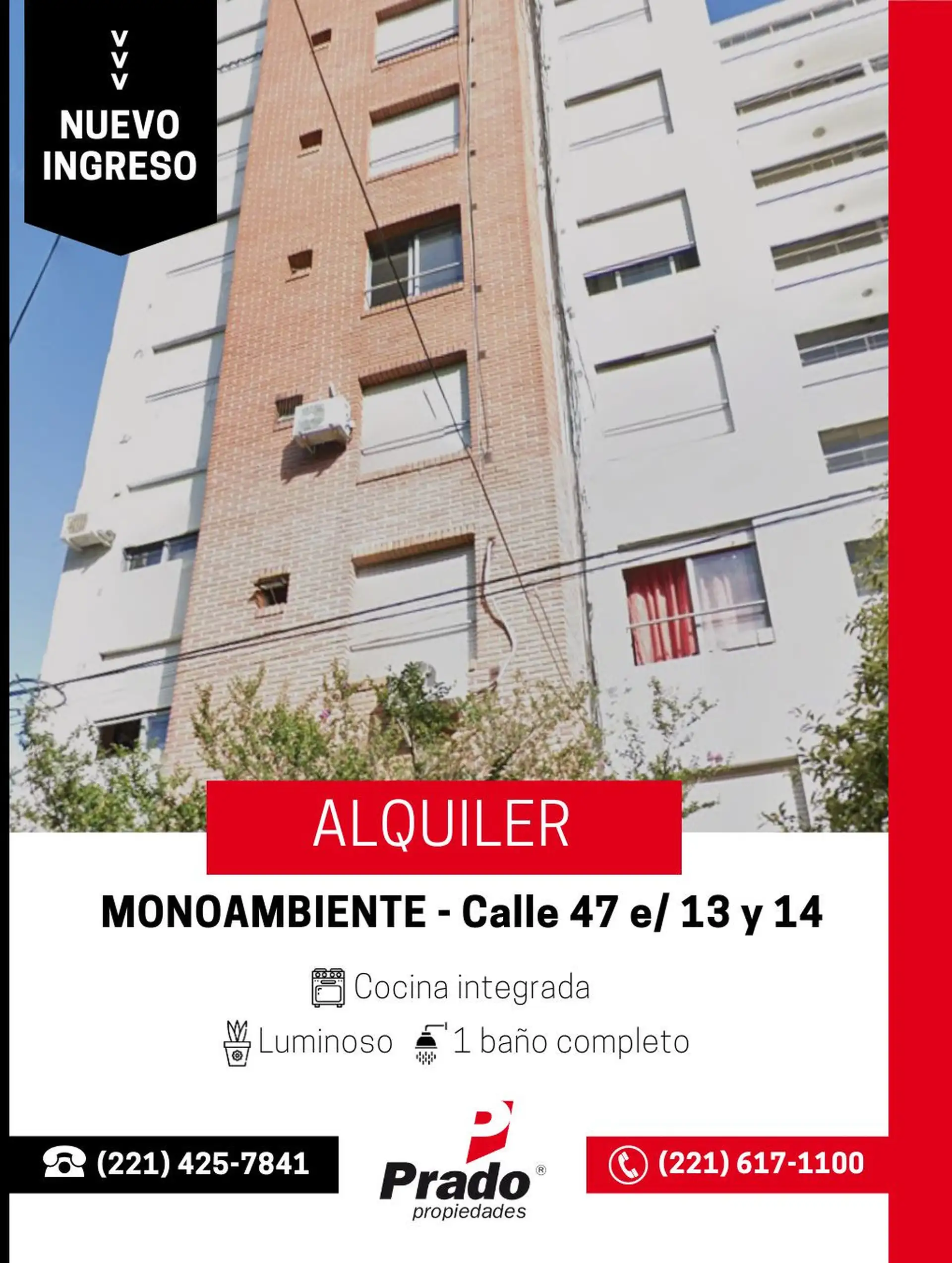 Departamento en Alquiler en La Plata, Partido de La Plata
