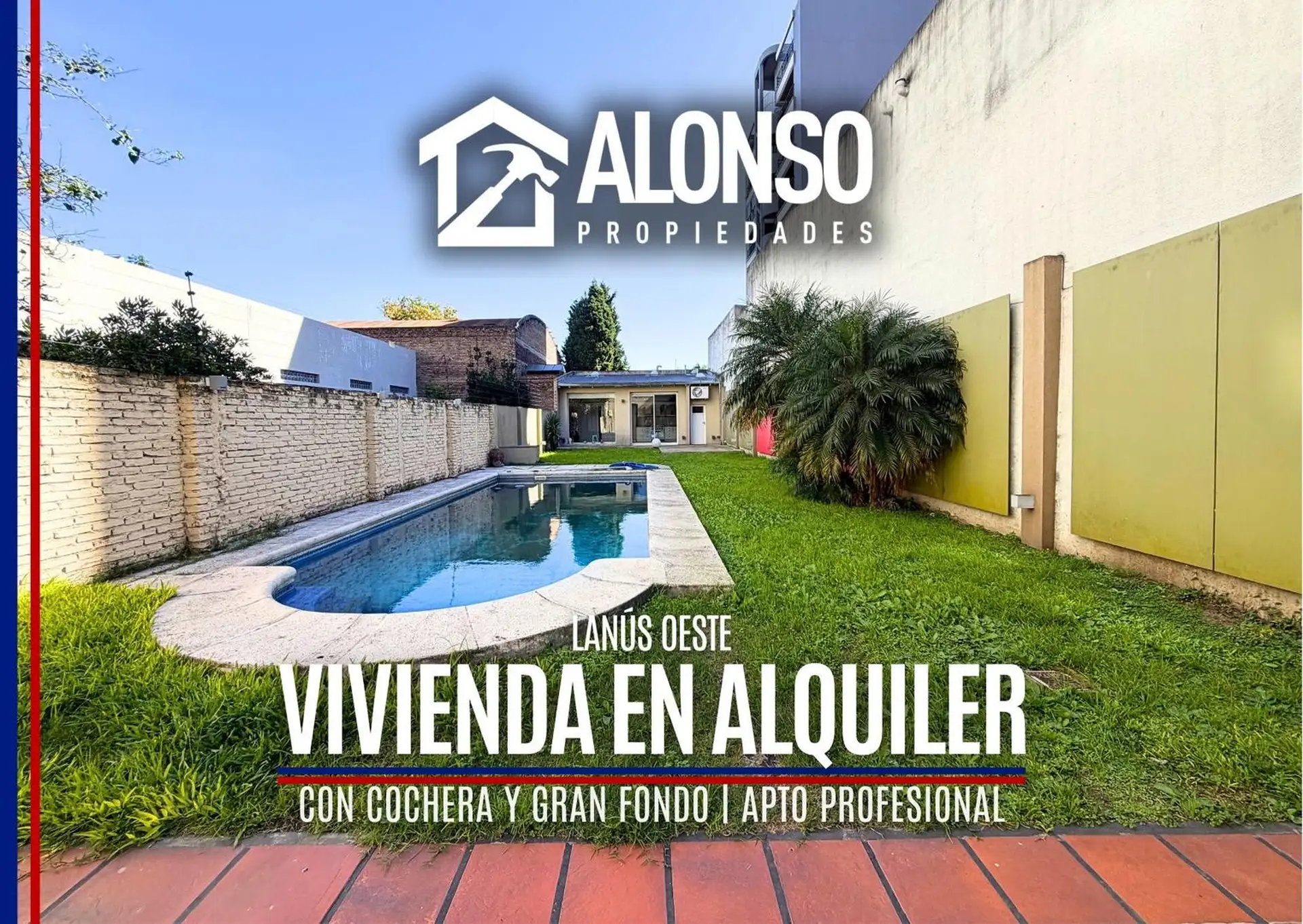 Casa com piscina e quincho