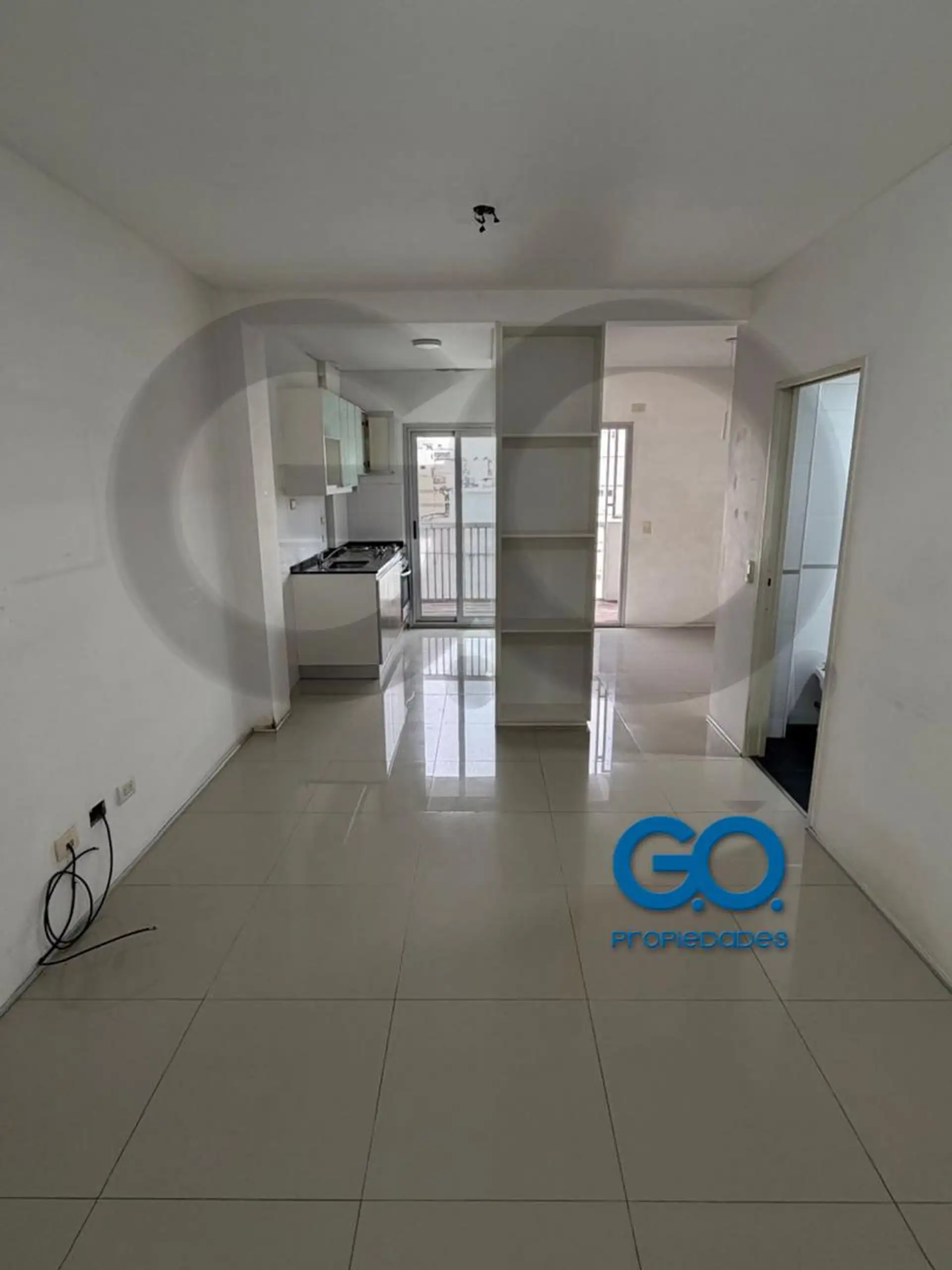 Studio with balcony and amenities