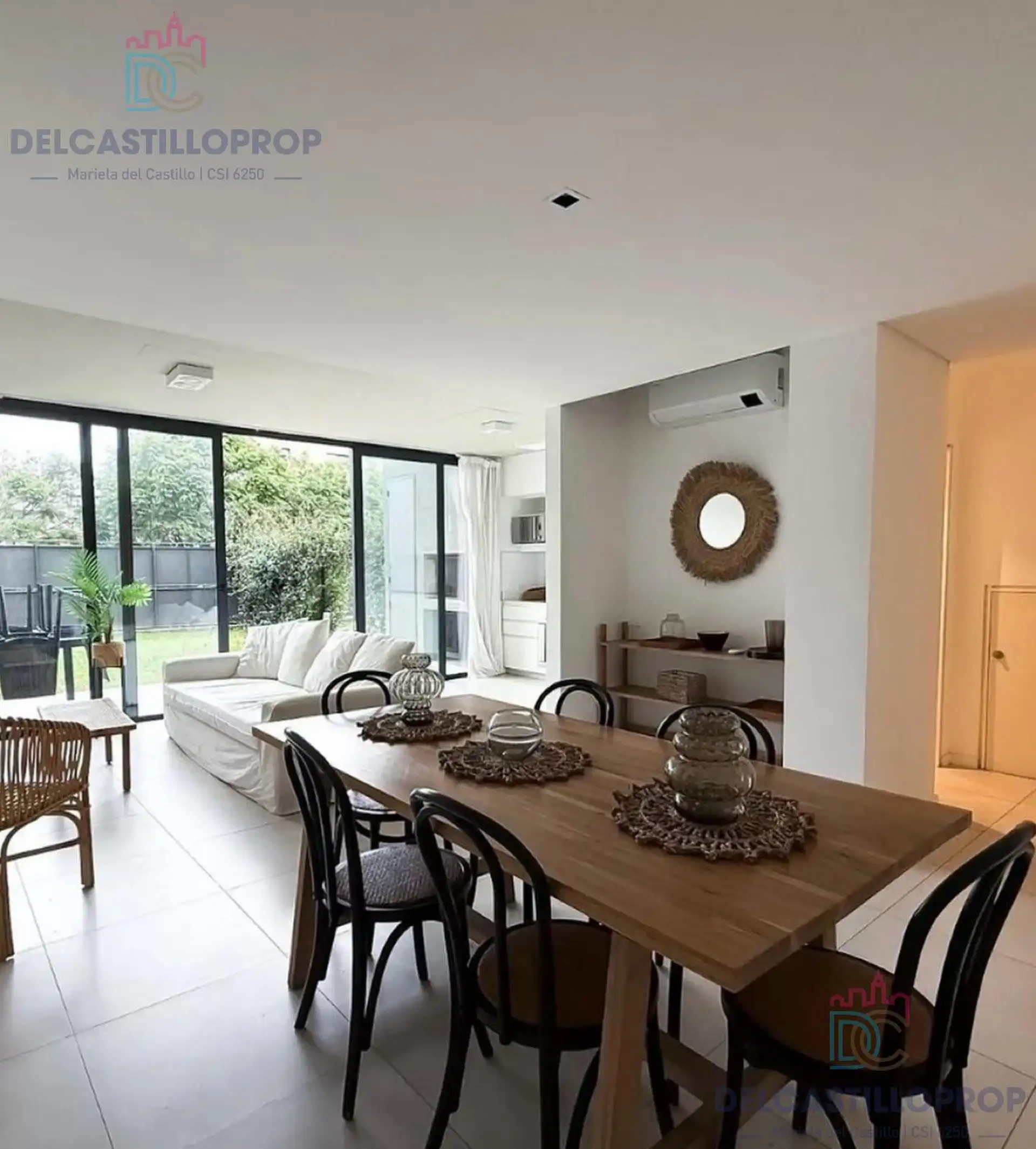 Ground-floor duplex with garden
