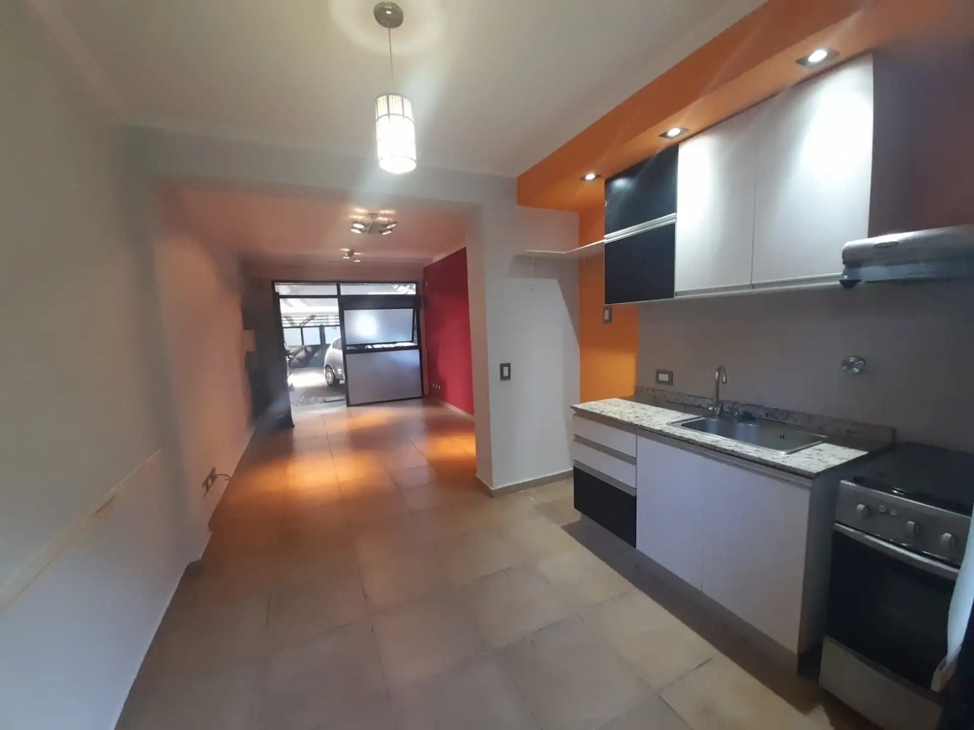 Ground floor, patio and parking
