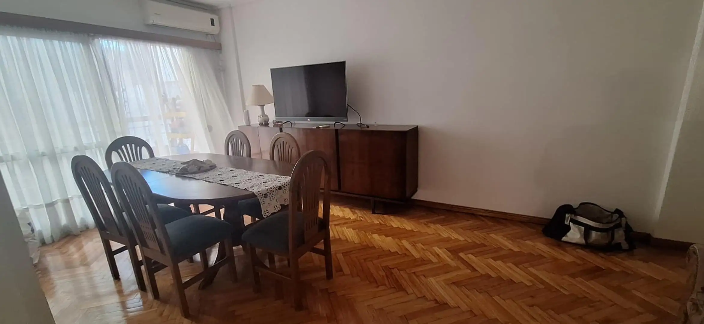 3 rooms, balcony, furnished