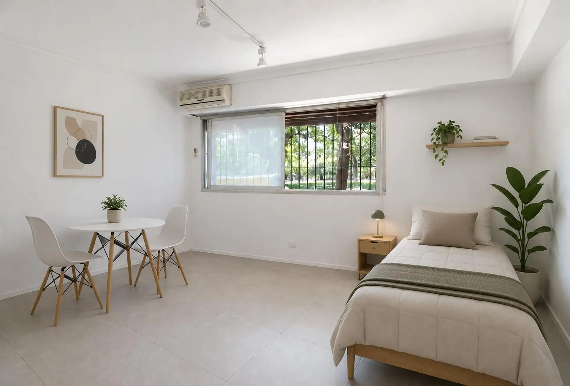Studio with patio, Palermo