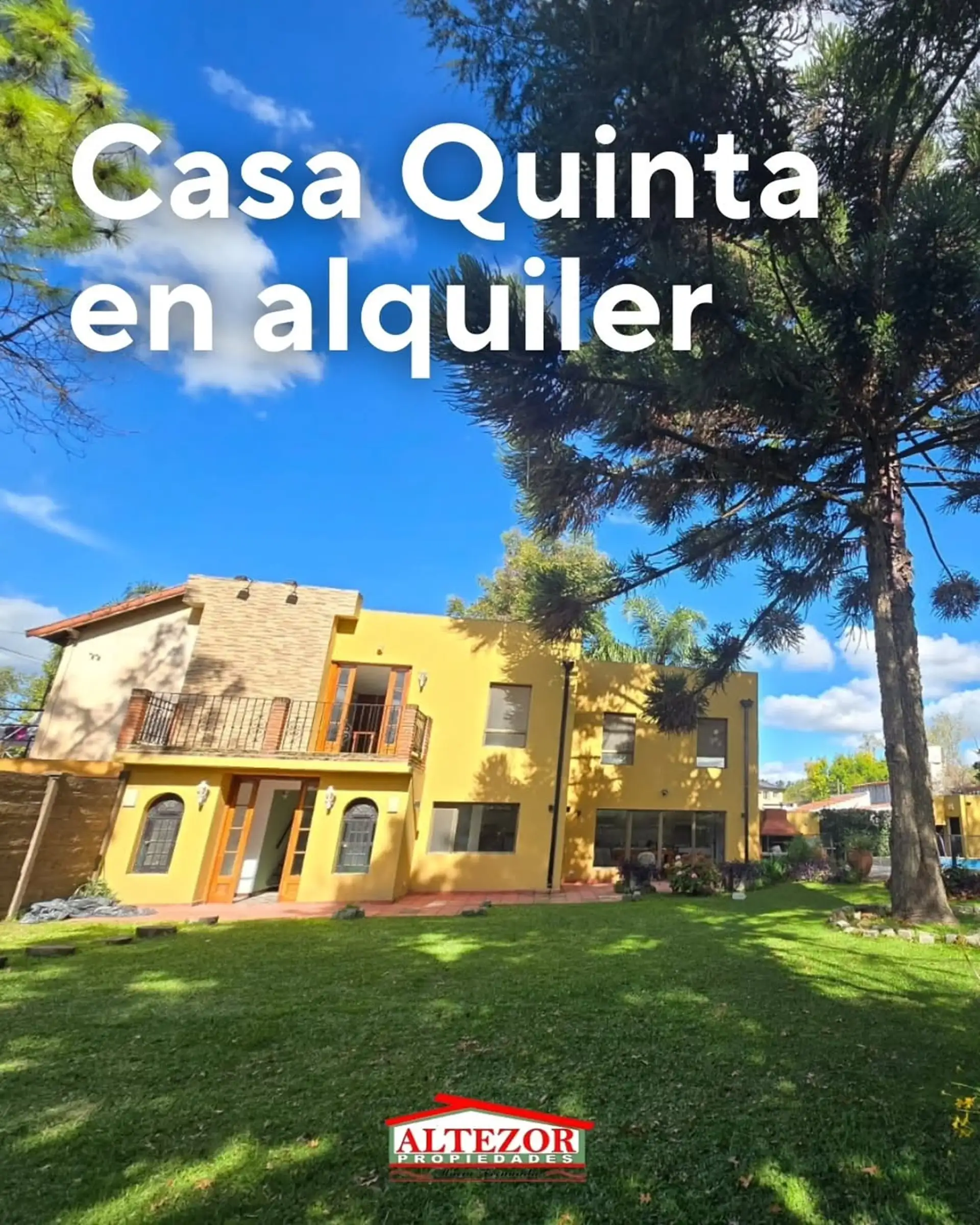 Casa quinta с бассейном и грилем