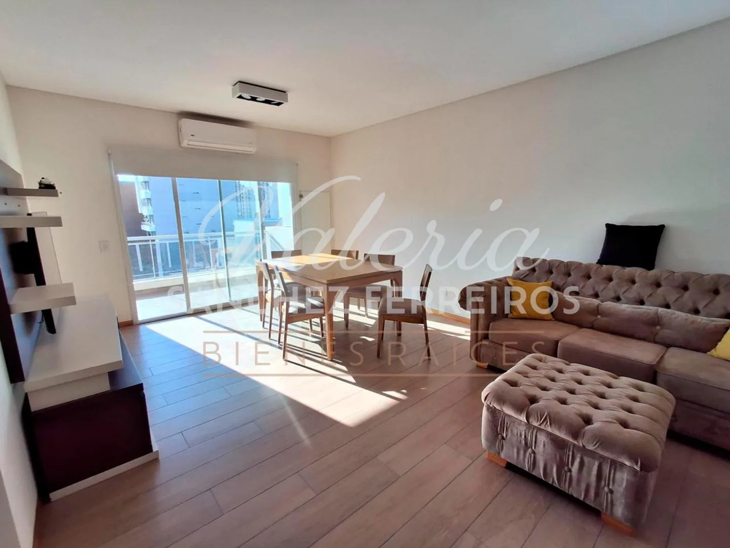 3 ambientes amueblado con balcón