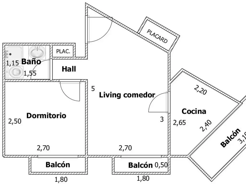 Departamento en Alquiler en Caballito, Capital Federal