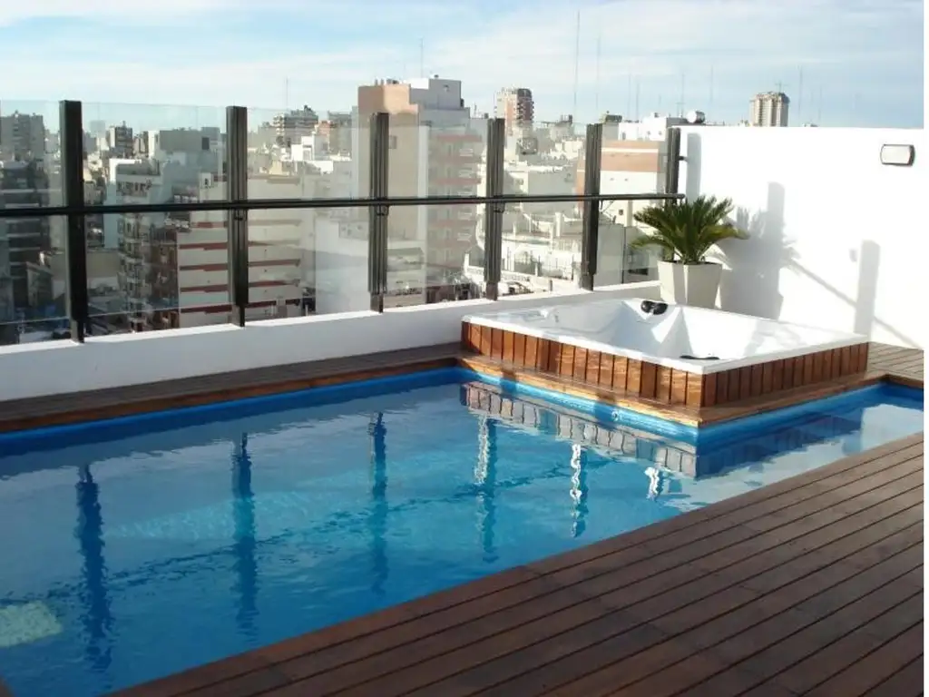 Belgrano, varanda e piscina