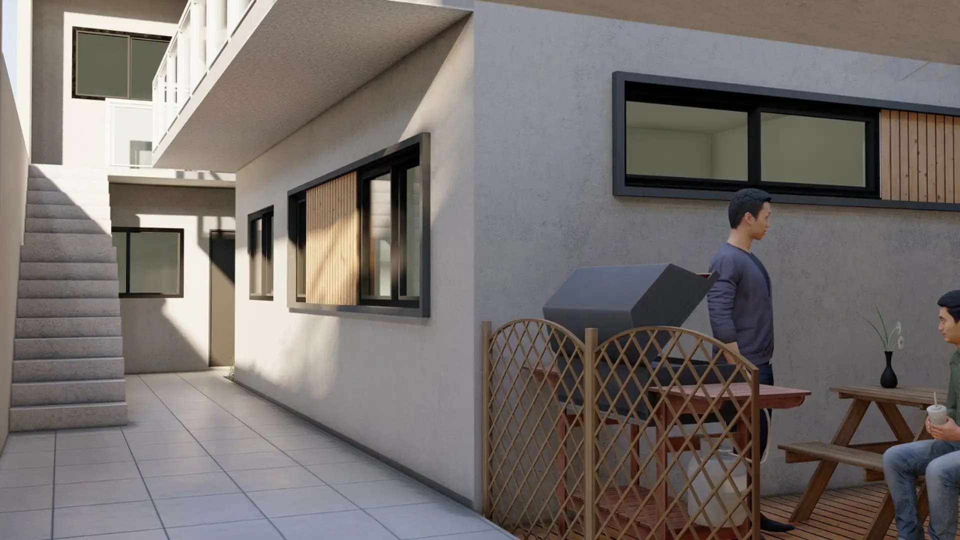 New 2-room unit, balcony