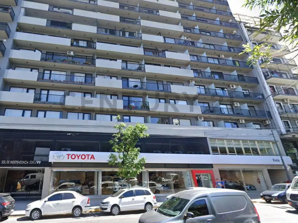 Студия 31 м² с балконом
