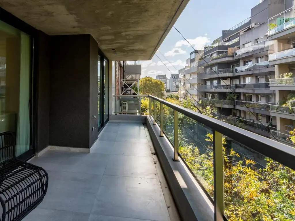 Palermo, balcón y cochera