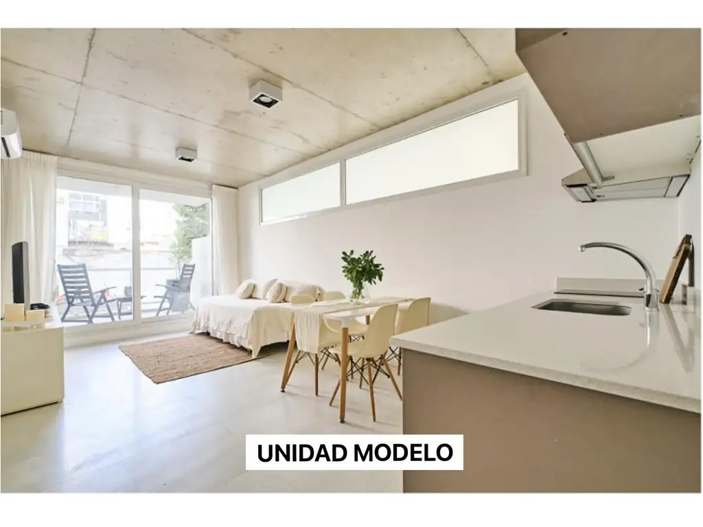 31.5 m² studio with balcony
