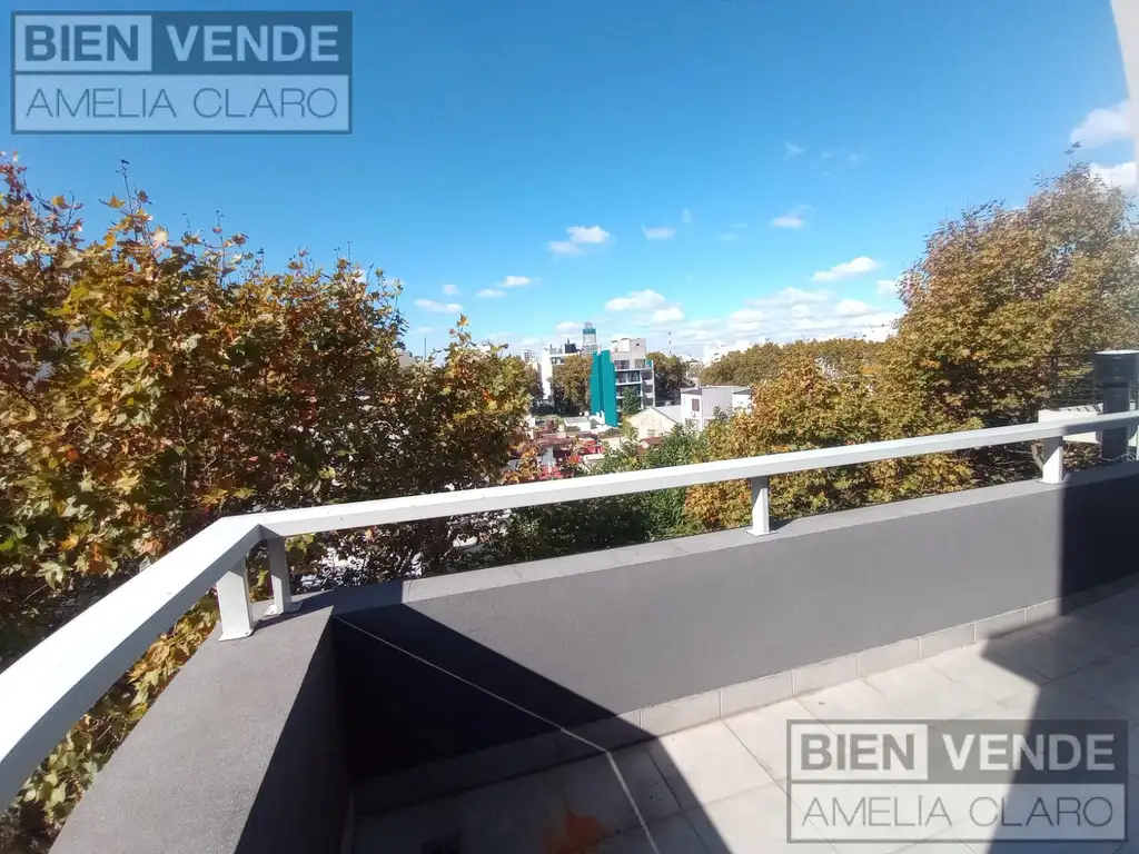 2 ambientes con balcón terraza